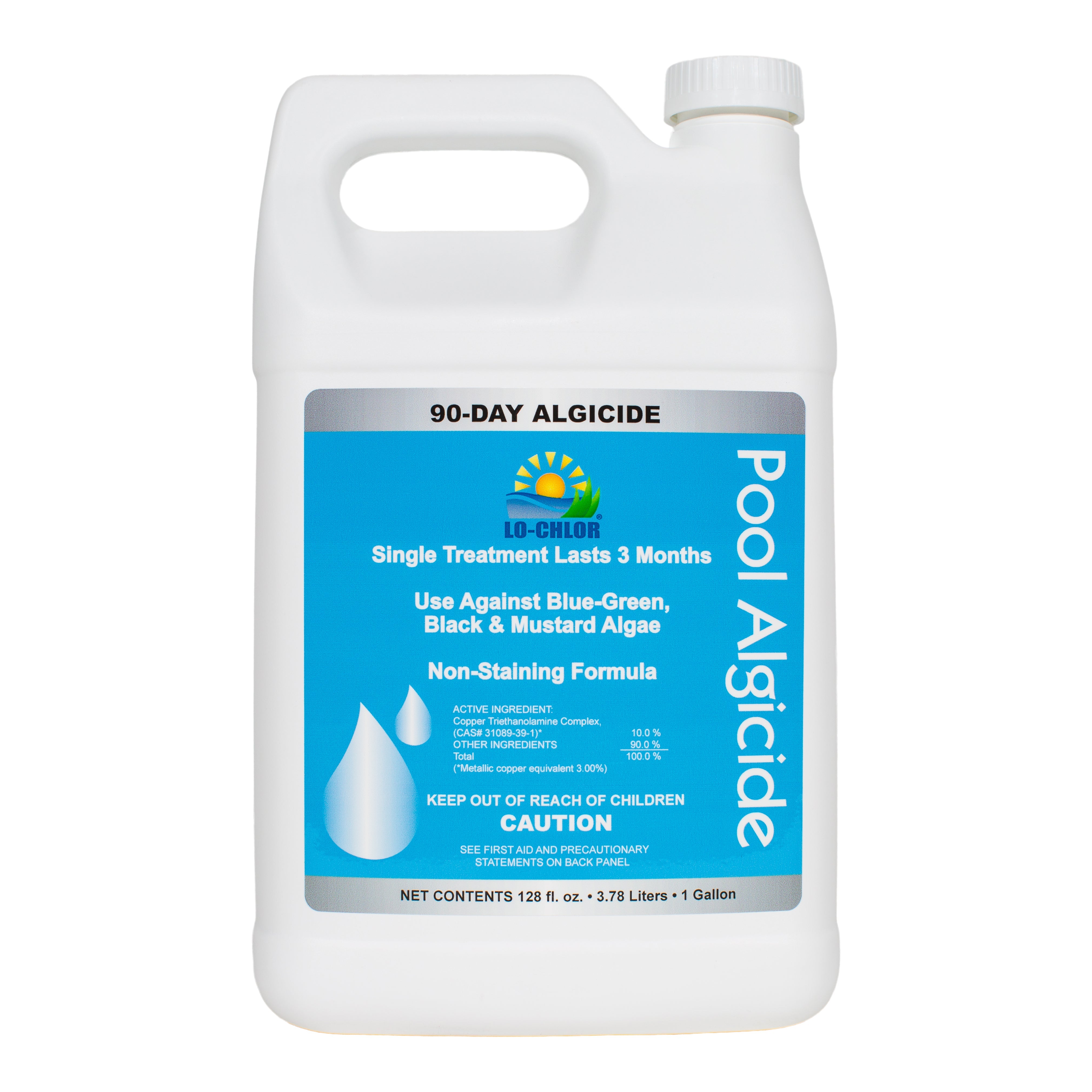 Lo-Chlor Pool Algicide 90 Day Treatment for Algae Prevention and Control