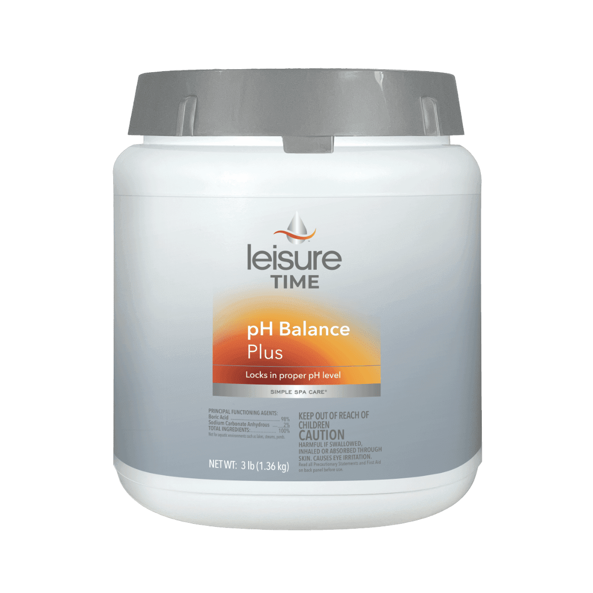 Leisure Time Spa pH Balancer, 3 lb Bottle | LT28 by LeisureTime