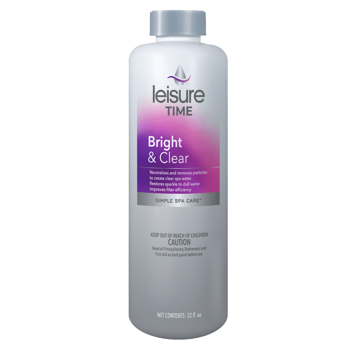 Leisure Time Spa Bright & Clear Clarifier, 32 oz Bottle | LT14 by LeisureTime