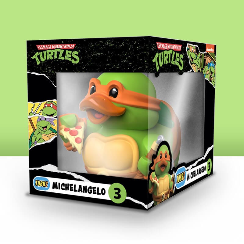 Michelangelo TMNT TUBBZ Boxed Edition Collectible Duck Figure