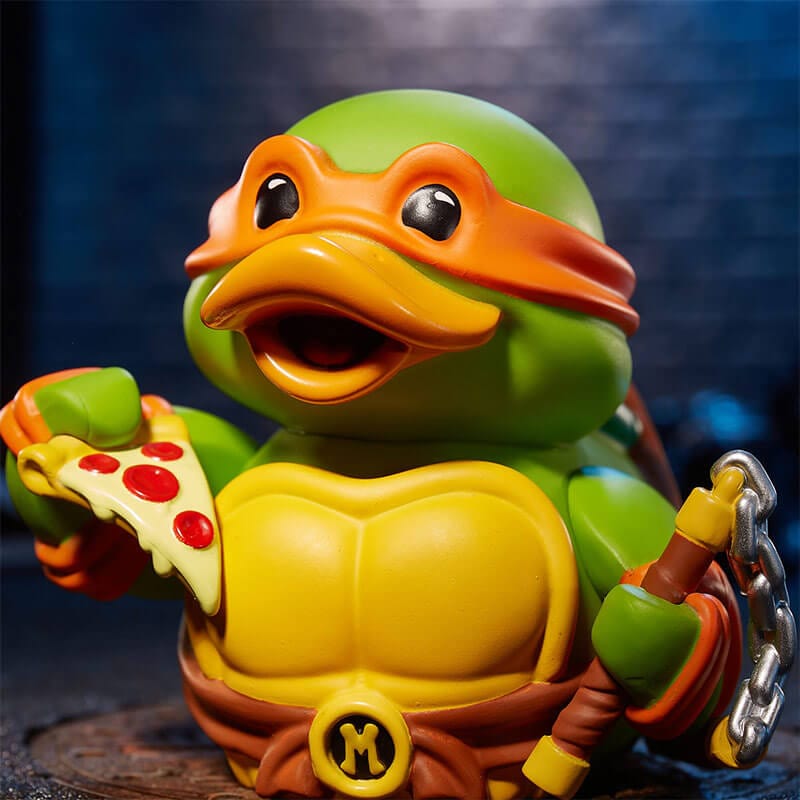 Michelangelo TMNT TUBBZ Boxed Edition Collectible Duck Figure