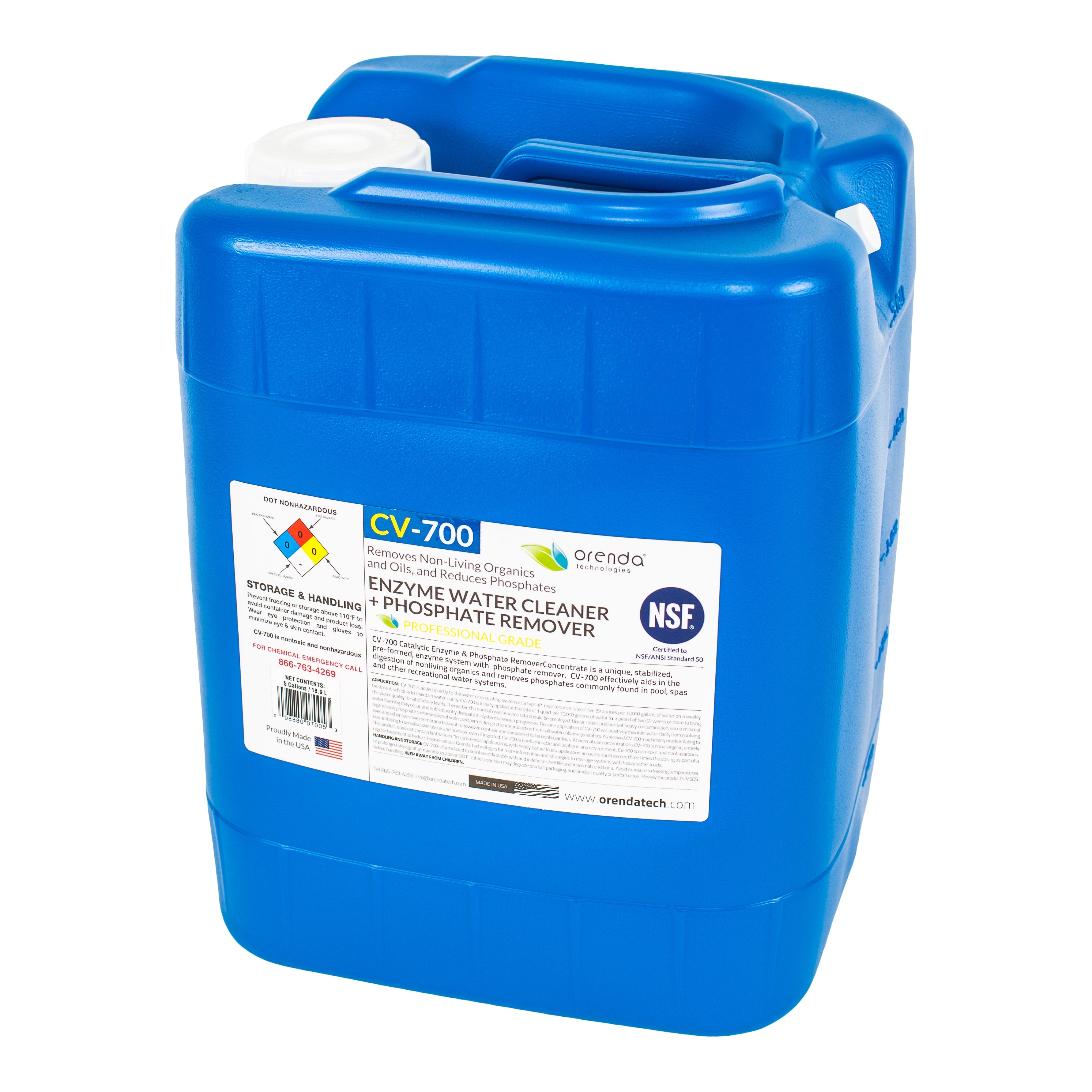 Orenda CV 700 Enzyme Pool Cleaner And Phosphate Remover