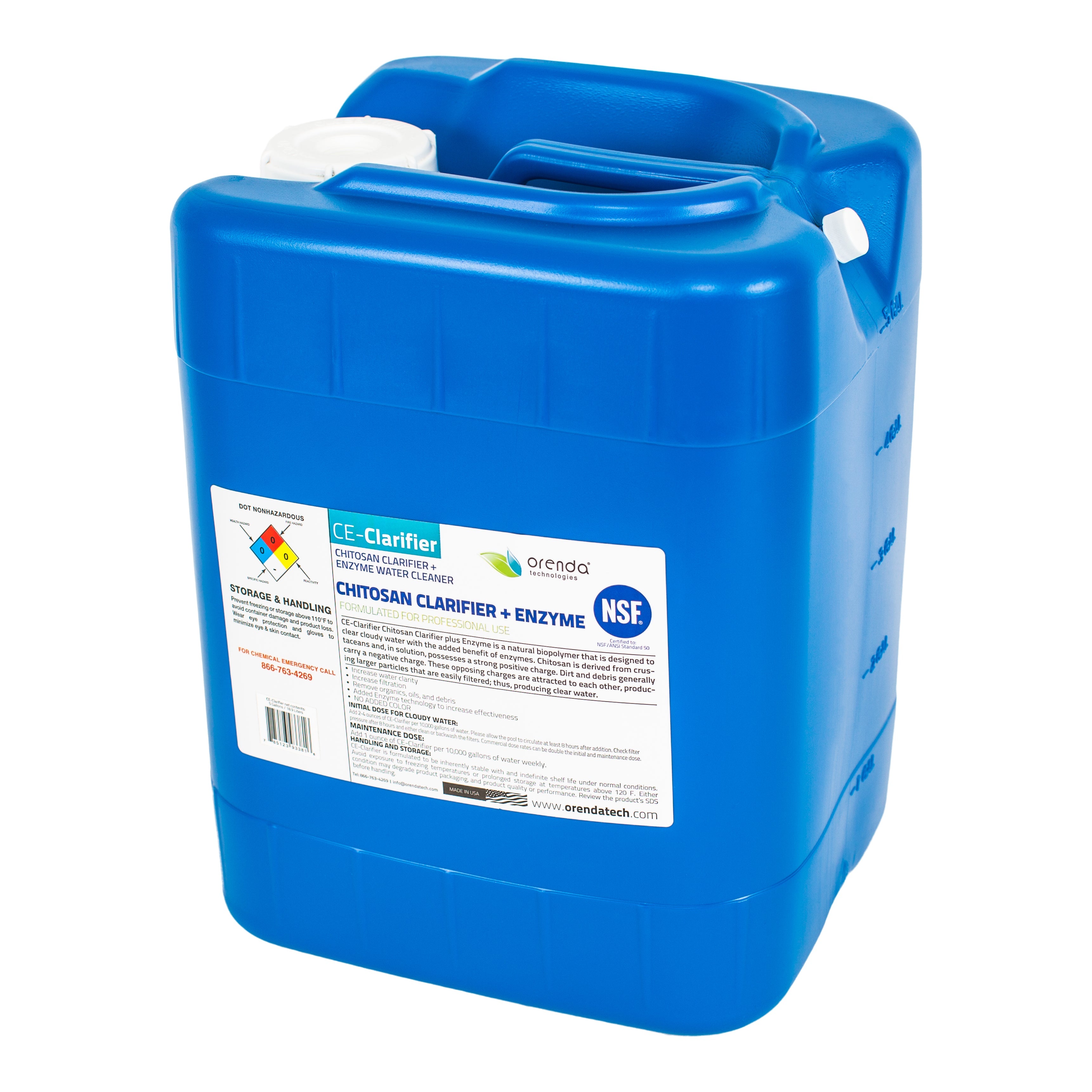 Orenda CE Clarity Chitosan Clarifier With Enzyme Boost
