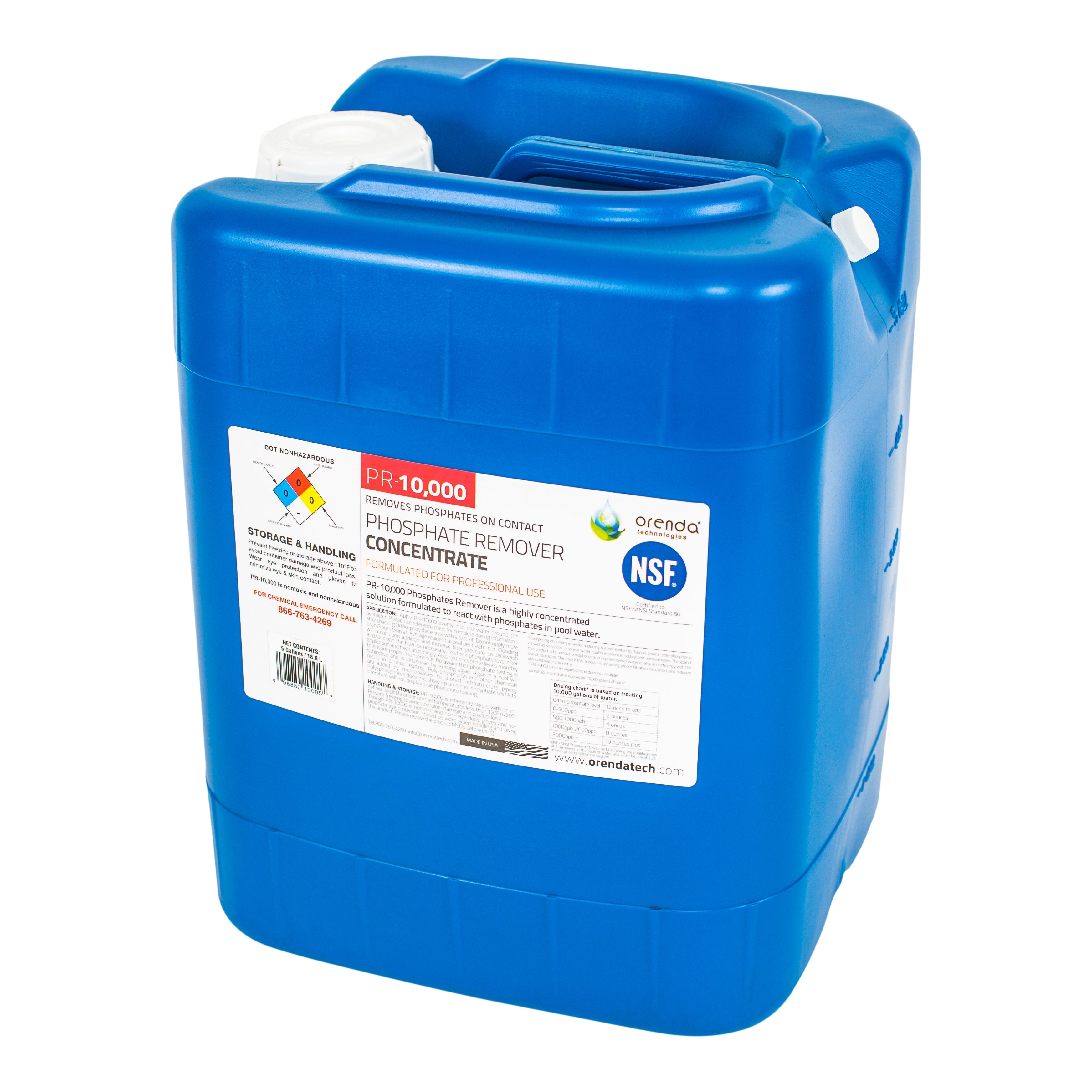 Orenda PR 10000 Phosphate Remover For Pools Fast Acting