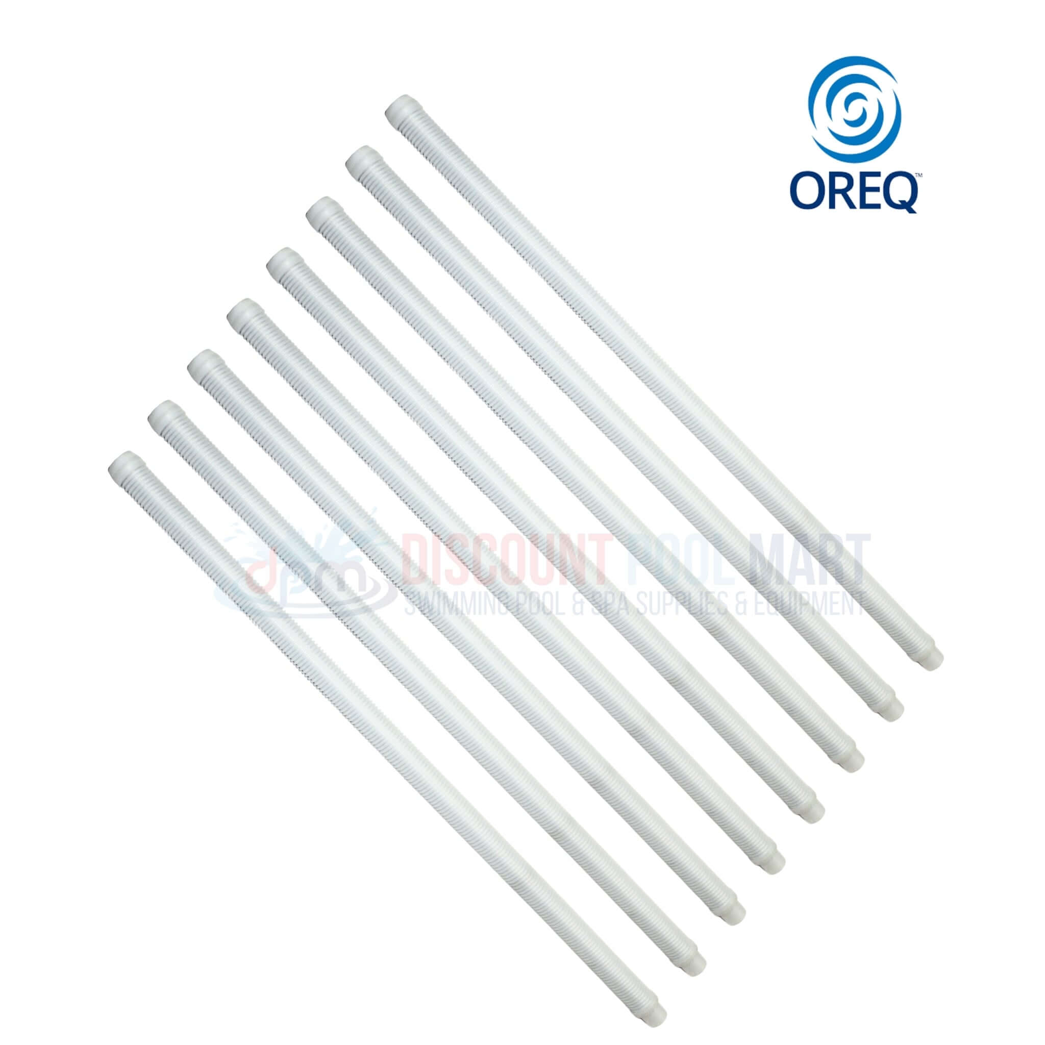 OREQ Sectional Connector Hose For Automatic Pool Cleaner Vacuum | Clear | 4' Ft | APC204C