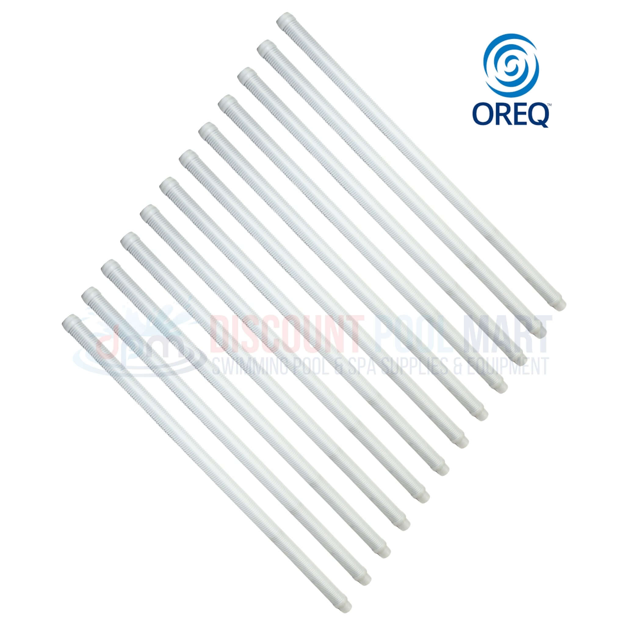 OREQ Sectional Connector Hose For Automatic Pool Cleaner Vacuum | Clear | 4' Ft | APC204C