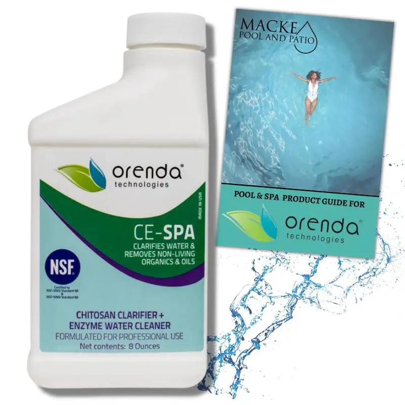 Orenda CE-SPA Chitosan Clarifier and Enzyme for Hot Tubs 8oz Bottle by Orenda