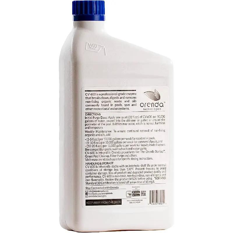 Orenda CV600 Enzyme Water Cleaner for Pools 32 Oz Bottle by Orenda