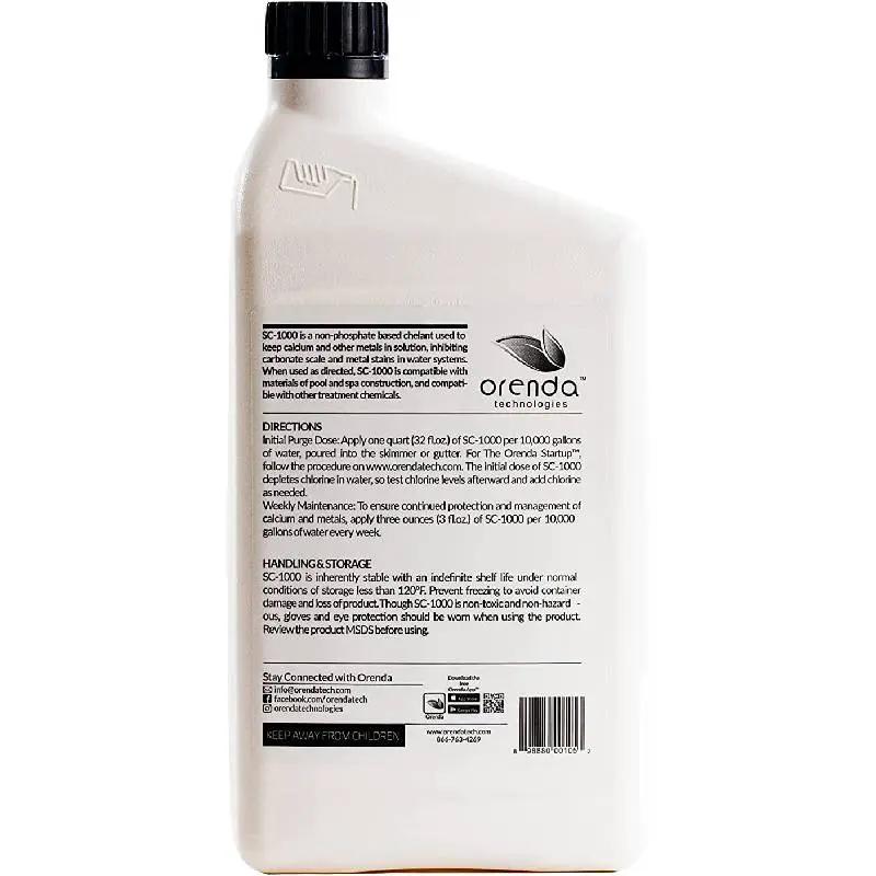 Orenda SC1000 Scale And Metal Control 1 Quart Bottle Professional Grade by Orenda