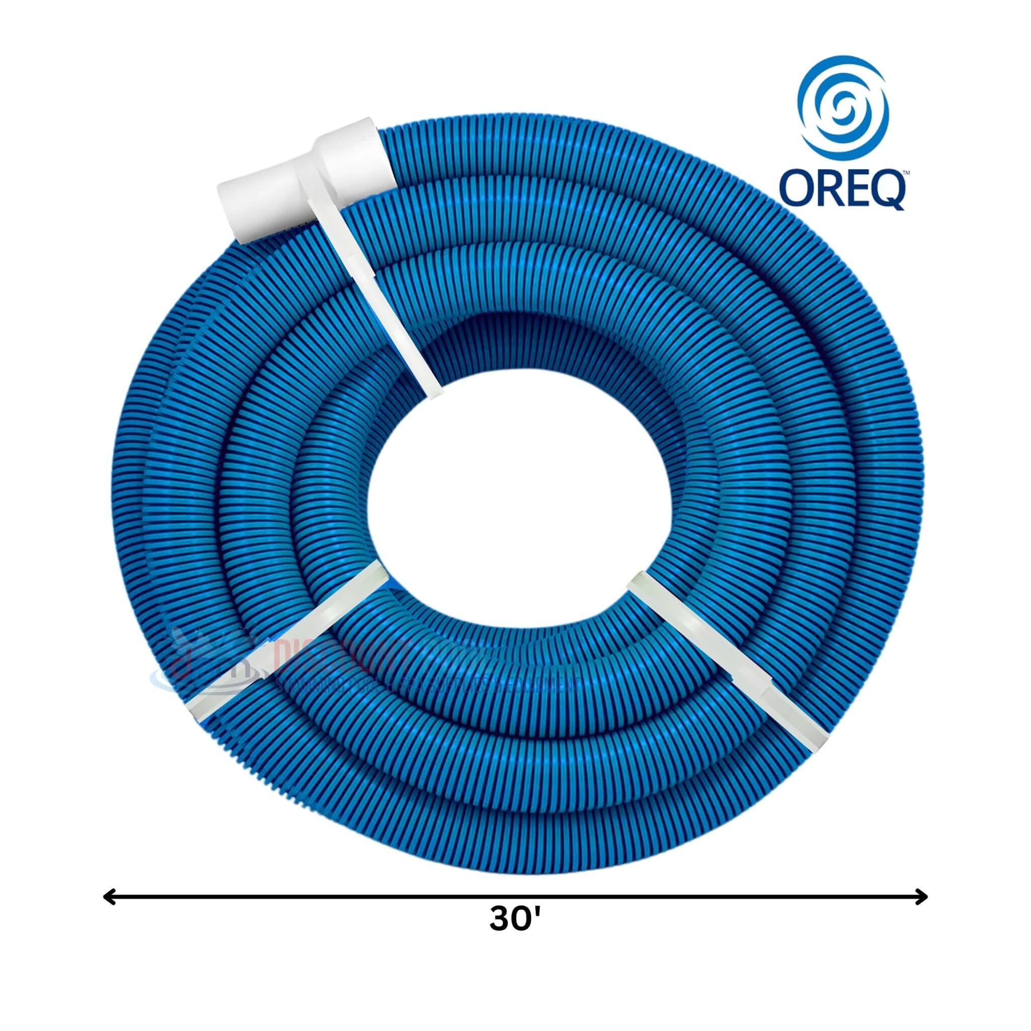 Oreq AquaFlex 30 Foot Pool Vacuum Hose 1.5 Inch Durable