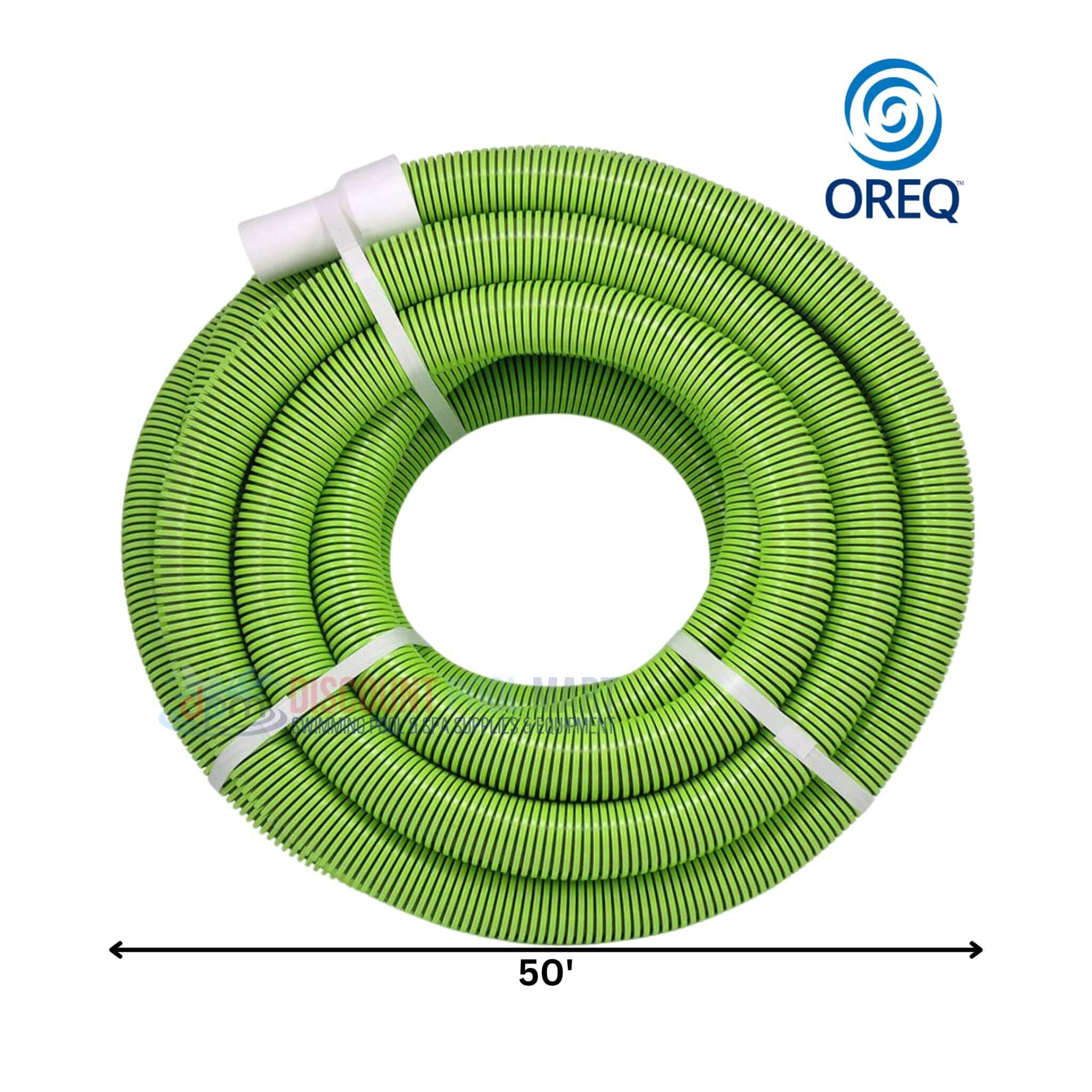 Oreq Pro MasterFlex Pool Vacuum Hose 1.5 Inch Green 50ft
