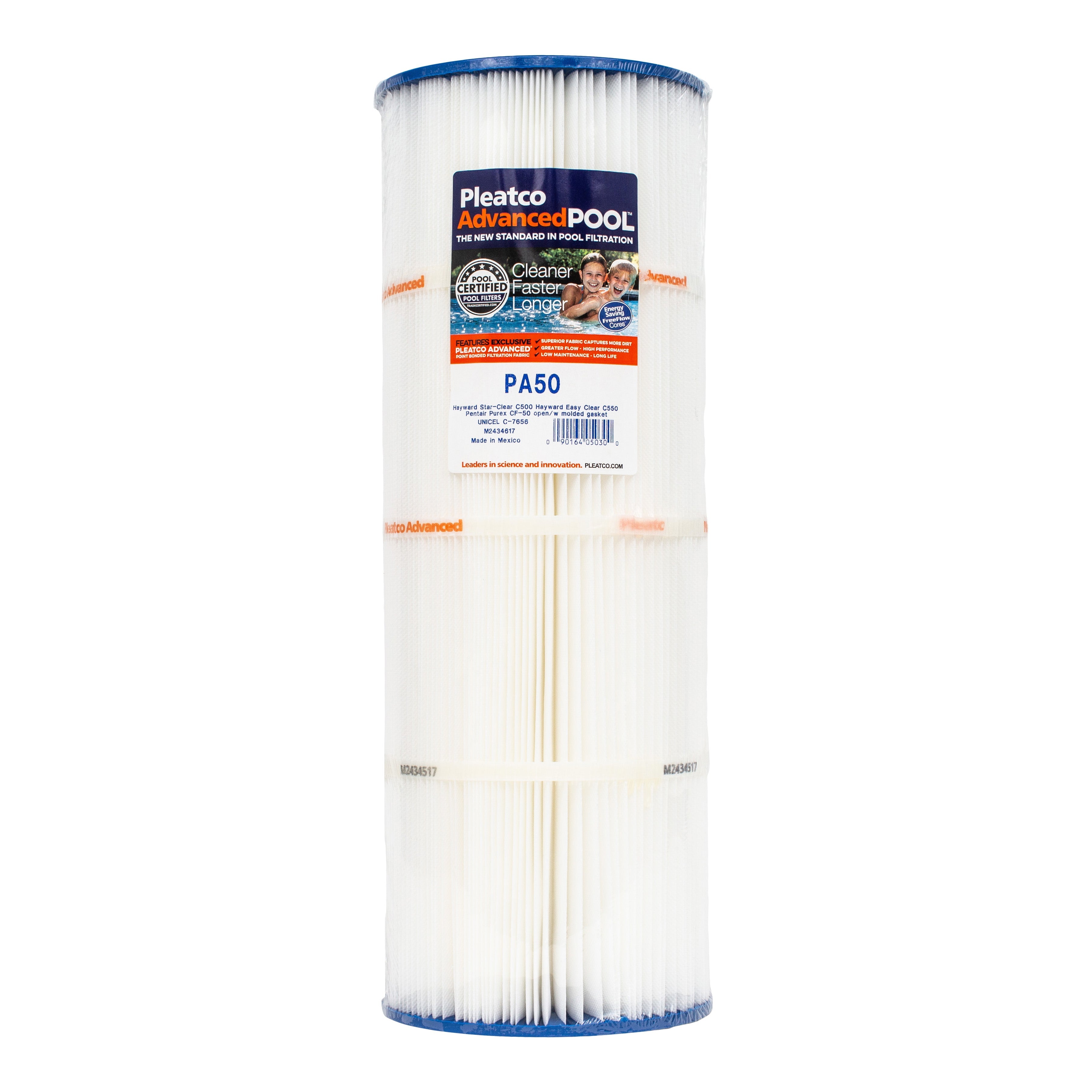 Pleatco PA50 Pool and Spa Filter Cartridge for Superior Dirt Capture and Filtration