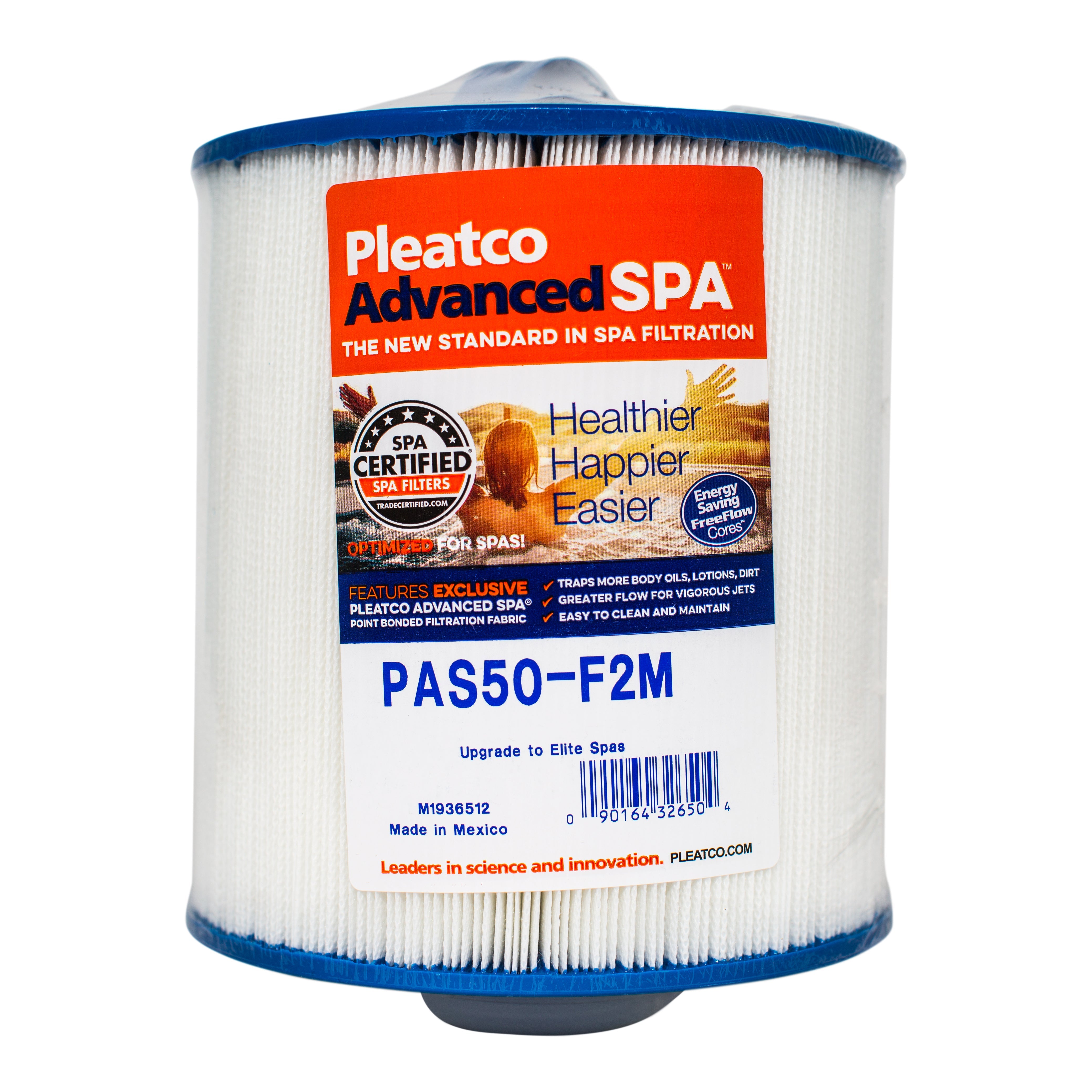 Pleatco PAS50-F2M Pool and Spa Filter Cartridge for Superior Filtration