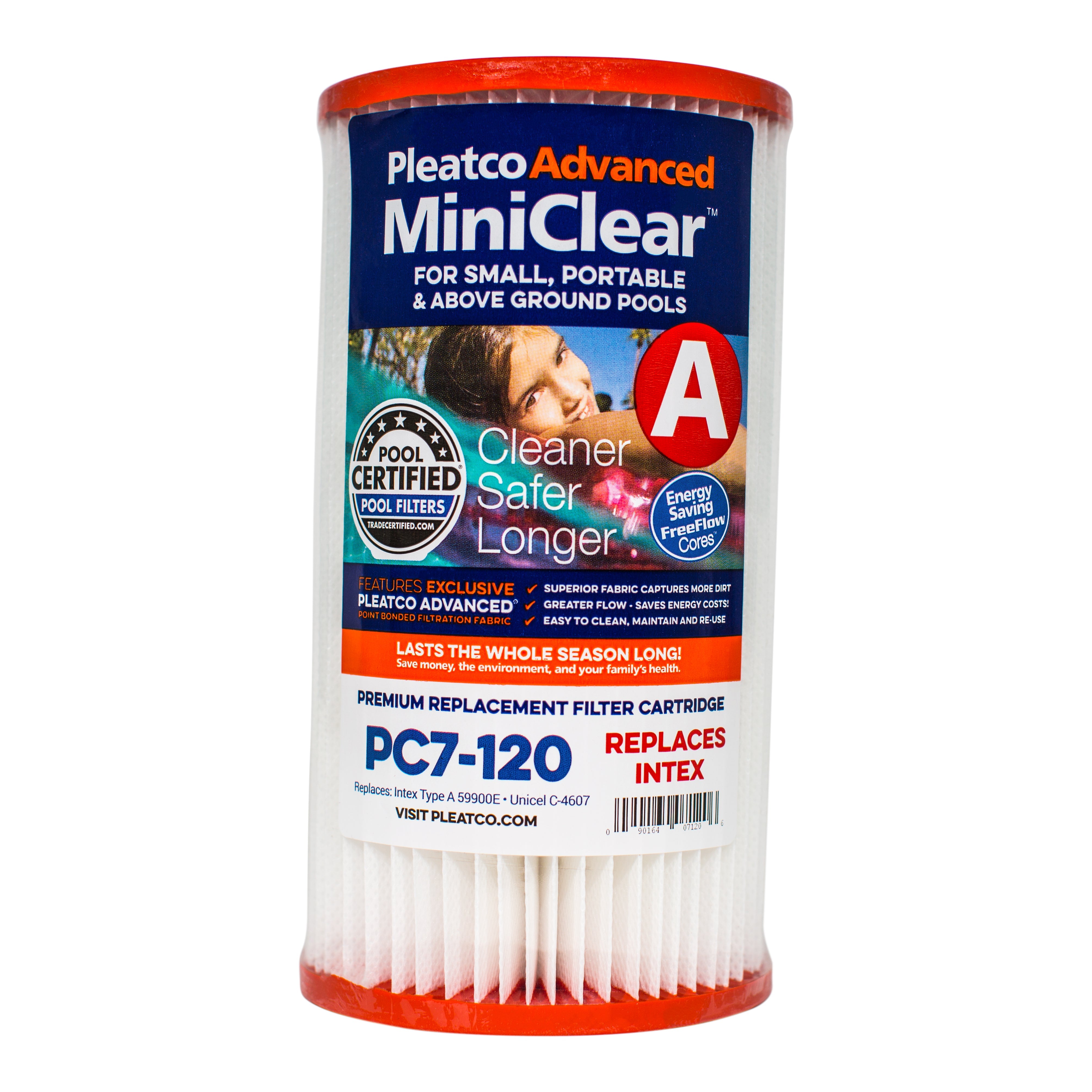 Pleatco PC7-120 Premium Pool and Spa Filter Cartridge for Superior Filtration