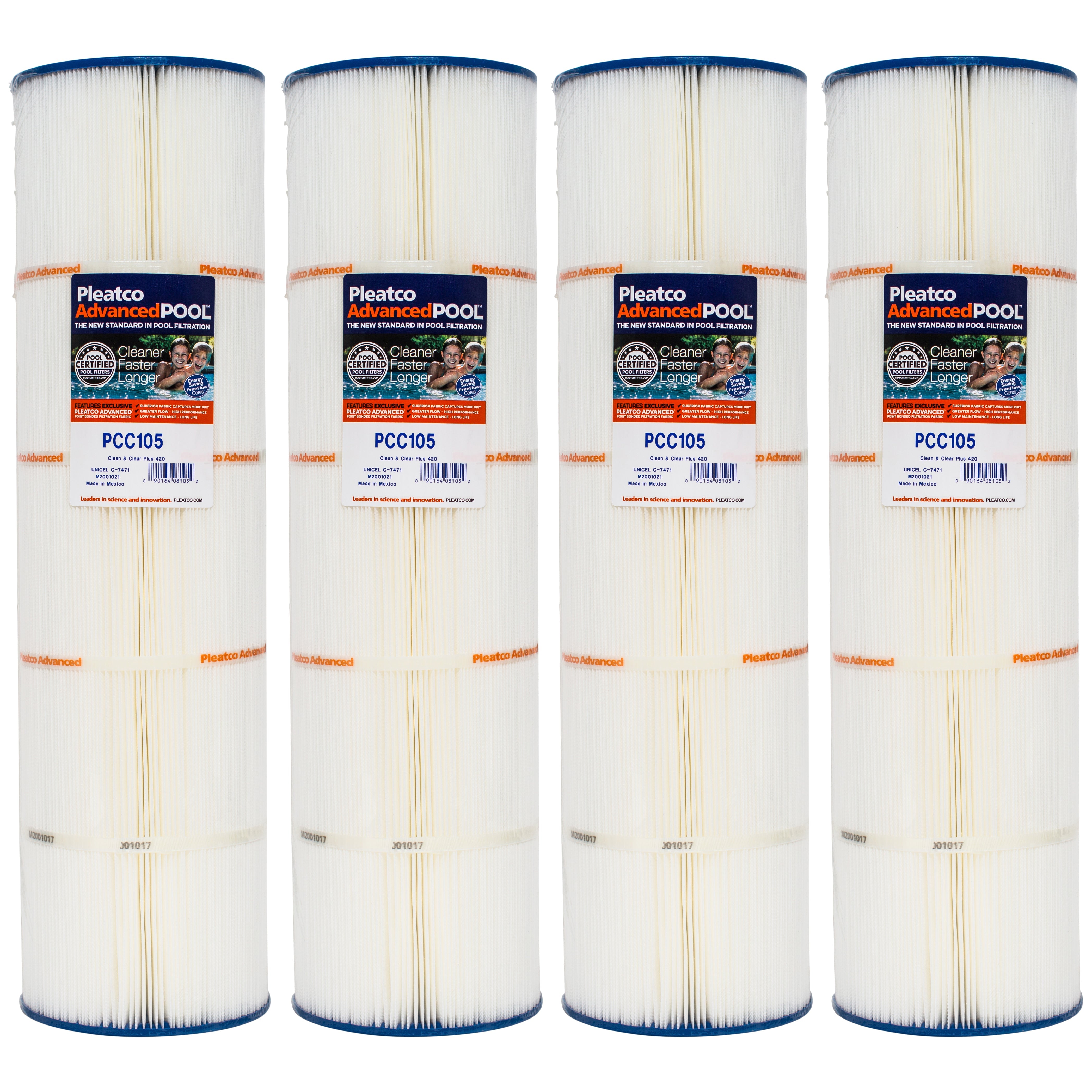 Pleatco PCC105 Filter Cartridges for Superior Pool and Spa Filtration