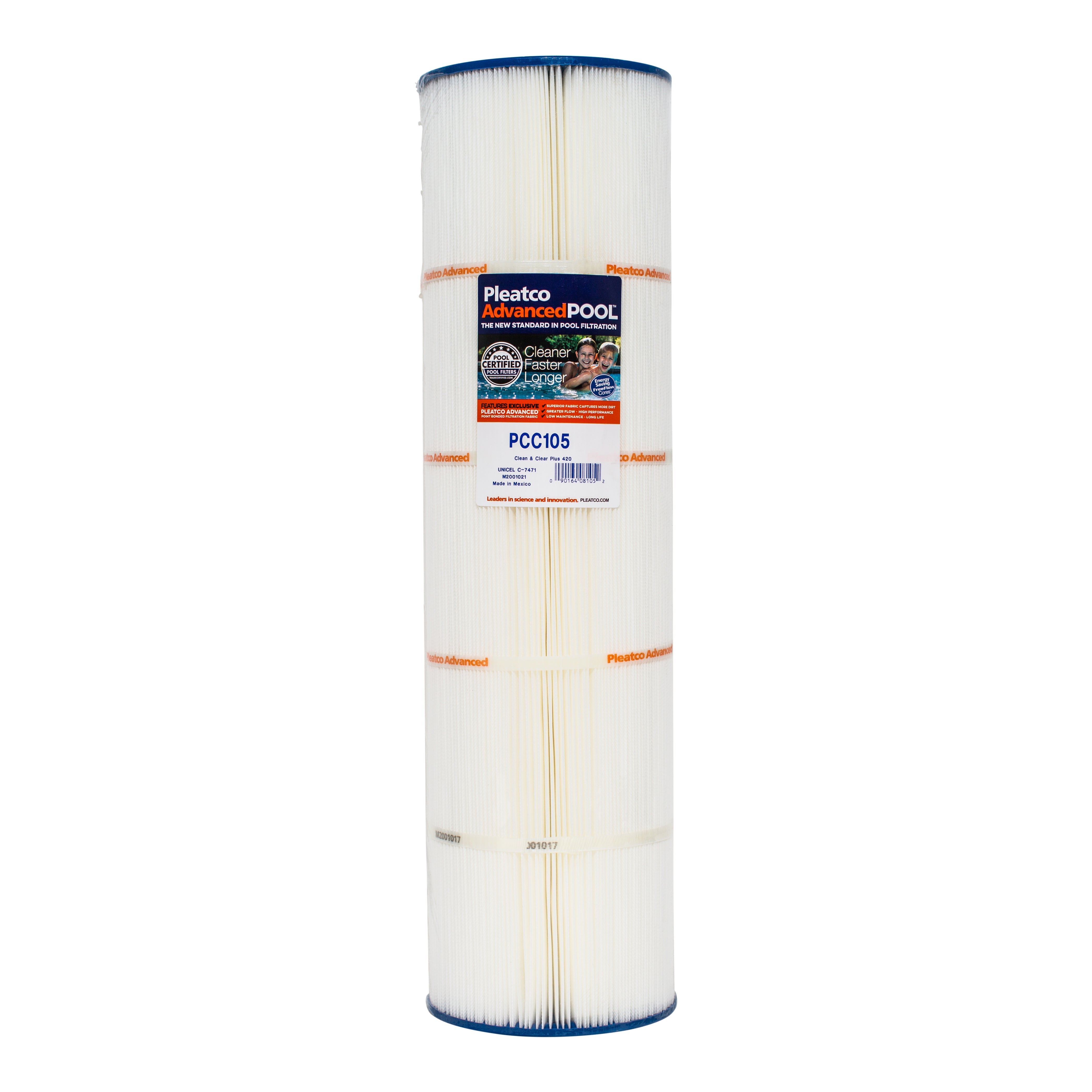 Pleatco PCC105 Filter Cartridges for Superior Pool and Spa Filtration