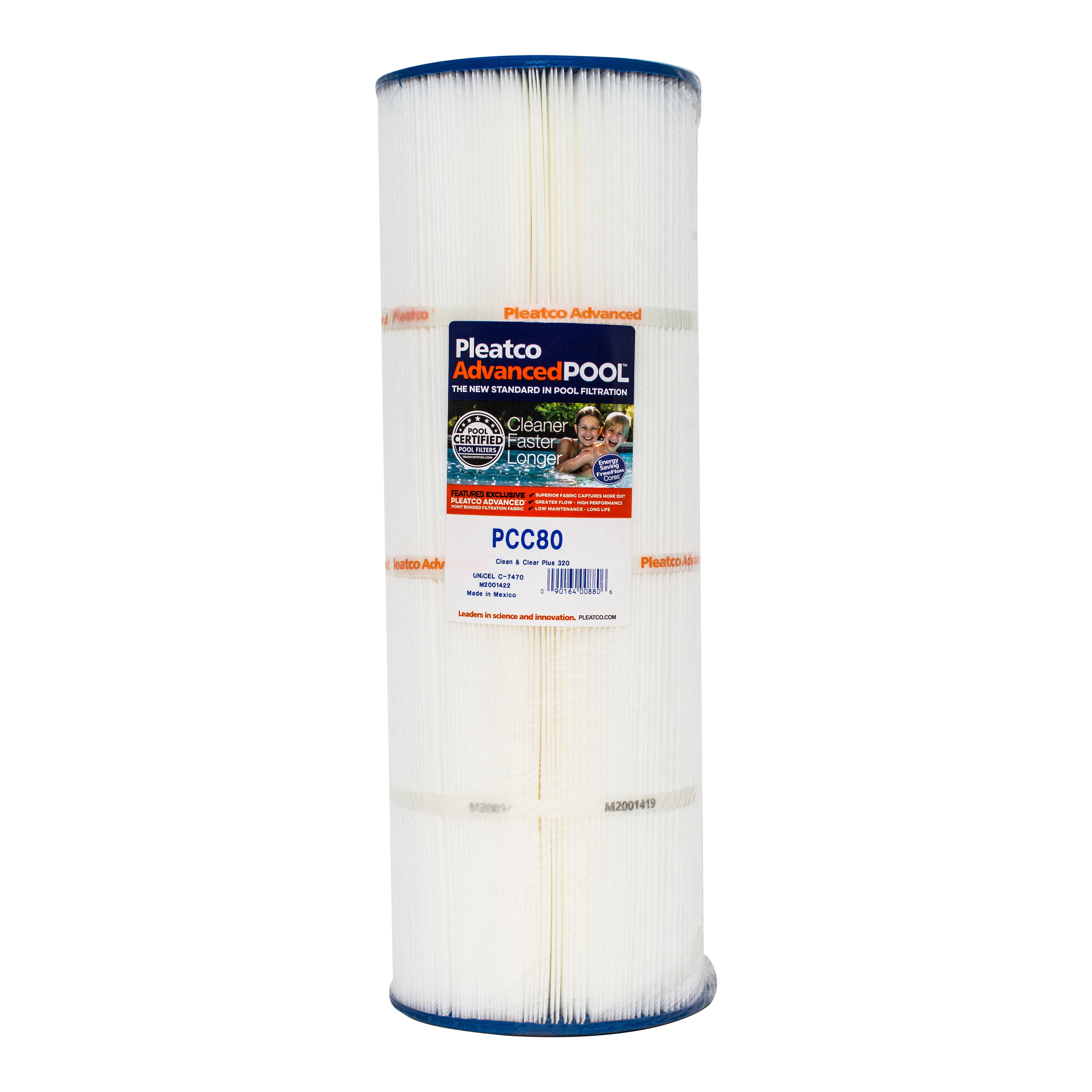 Pleatco PCC80 Pool and Spa Filter Cartridges for Superior Filtration and Dirt Capture