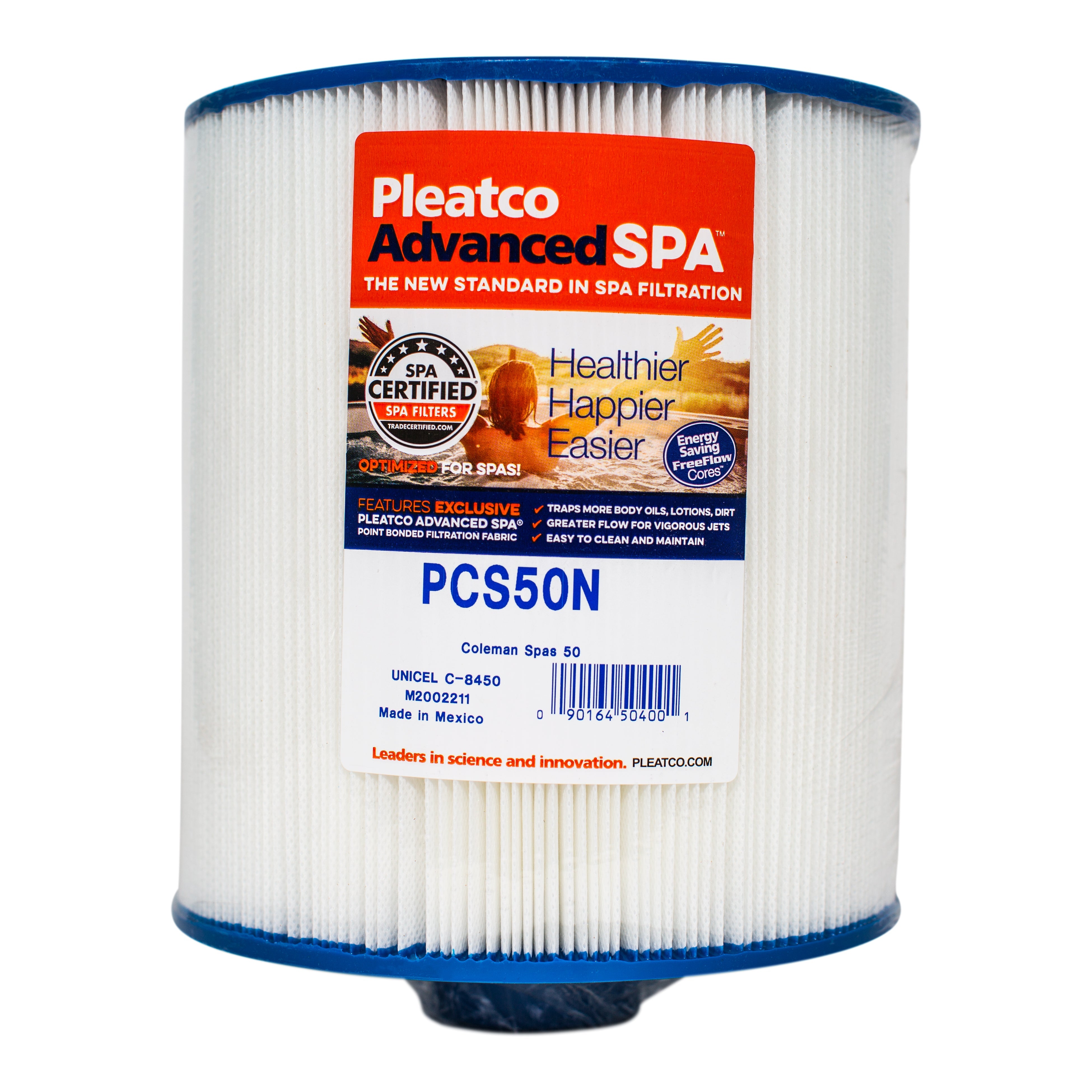 Pleatco PCS50N Filter Cartridge for Superior Pool and Spa Filtration
