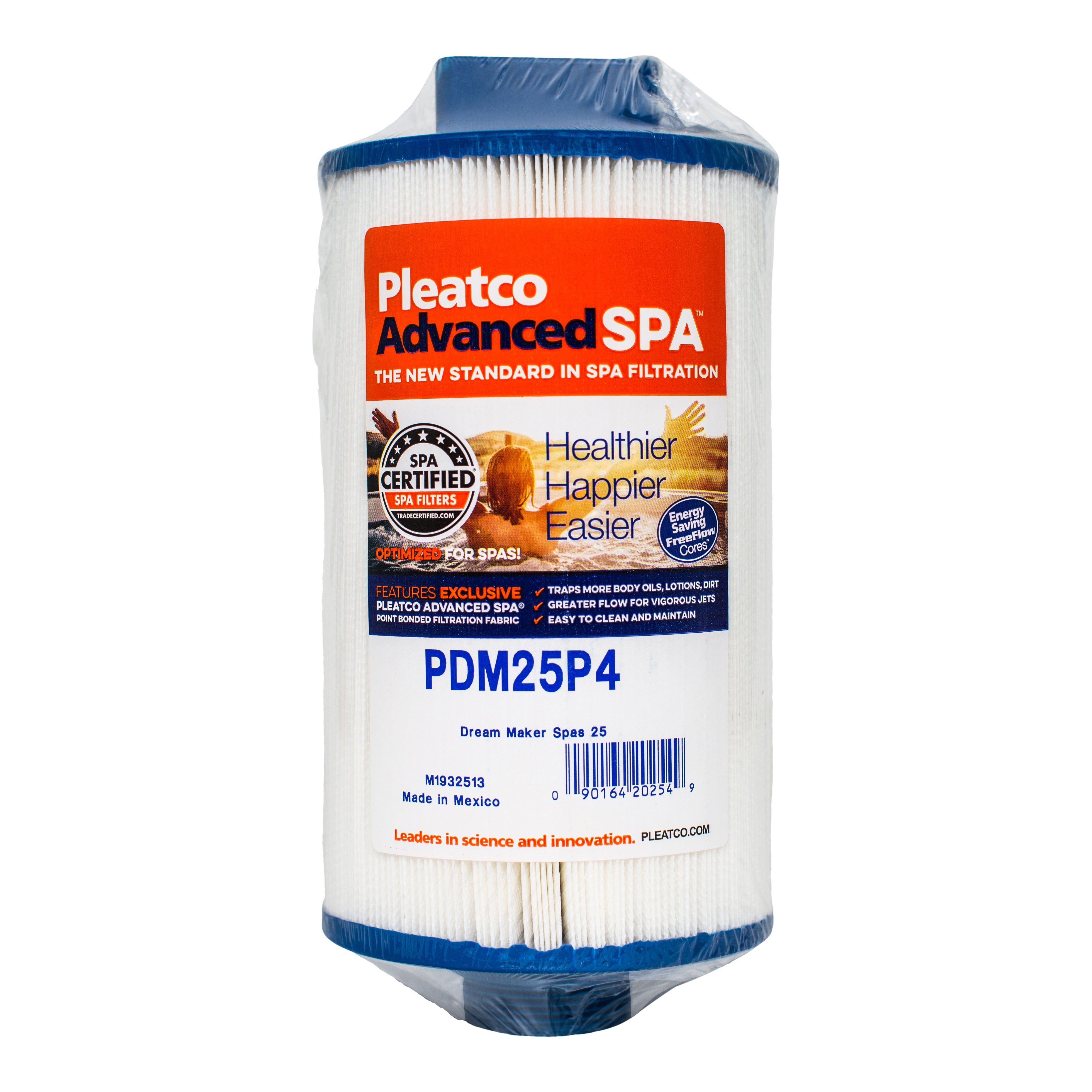 Pleatco PDM25P4 Filter Cartridge High Performance Pool and Spa Replacement Filter