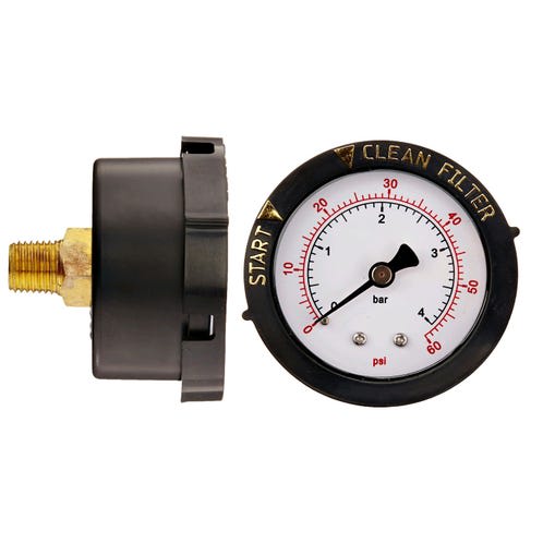 Pentair Pressure Gauge Rear Mount W/ Indicator | 190059Z by Pentair