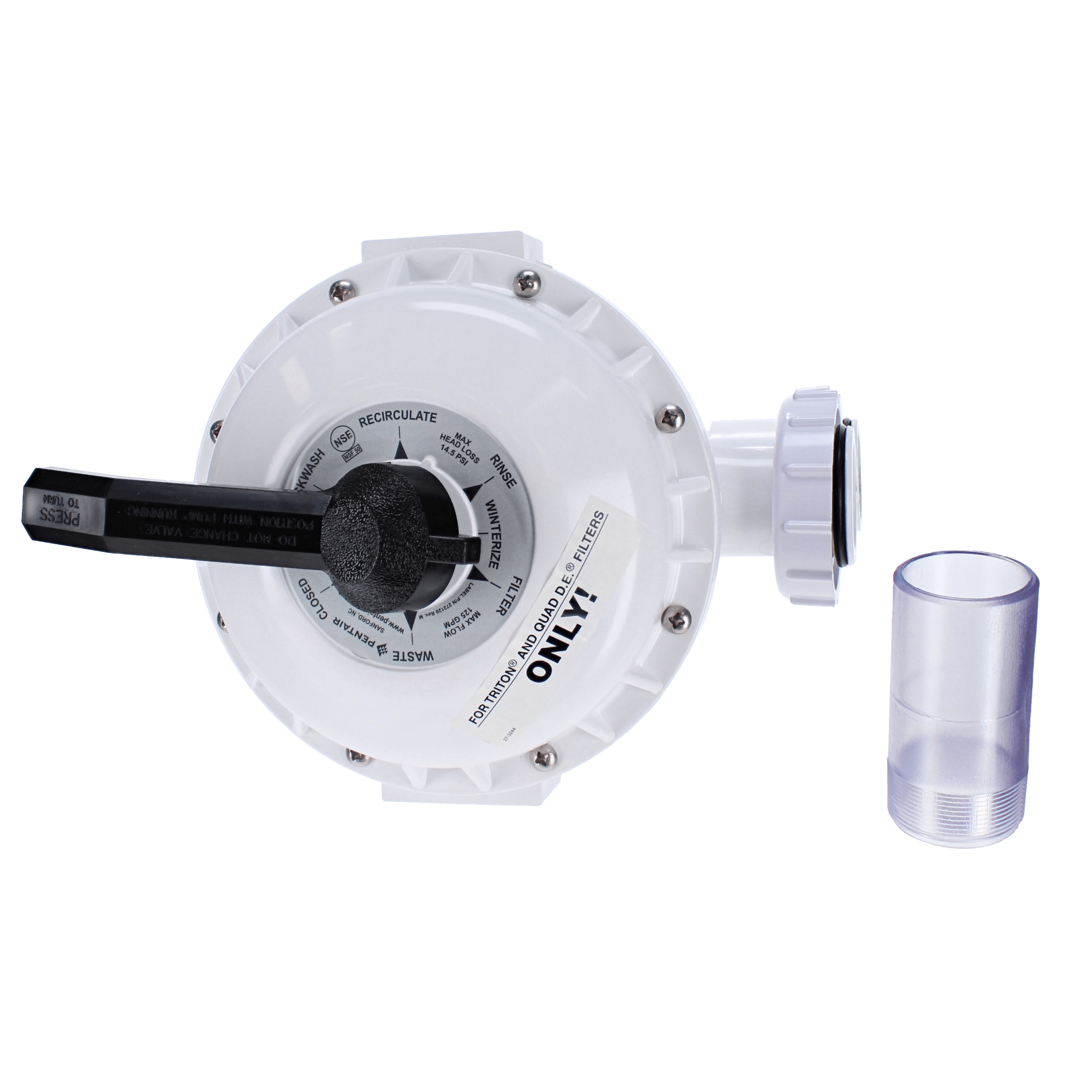 Pentair Sand Multiport Valve, HIFLO Side Mount | 261050 by Pentair