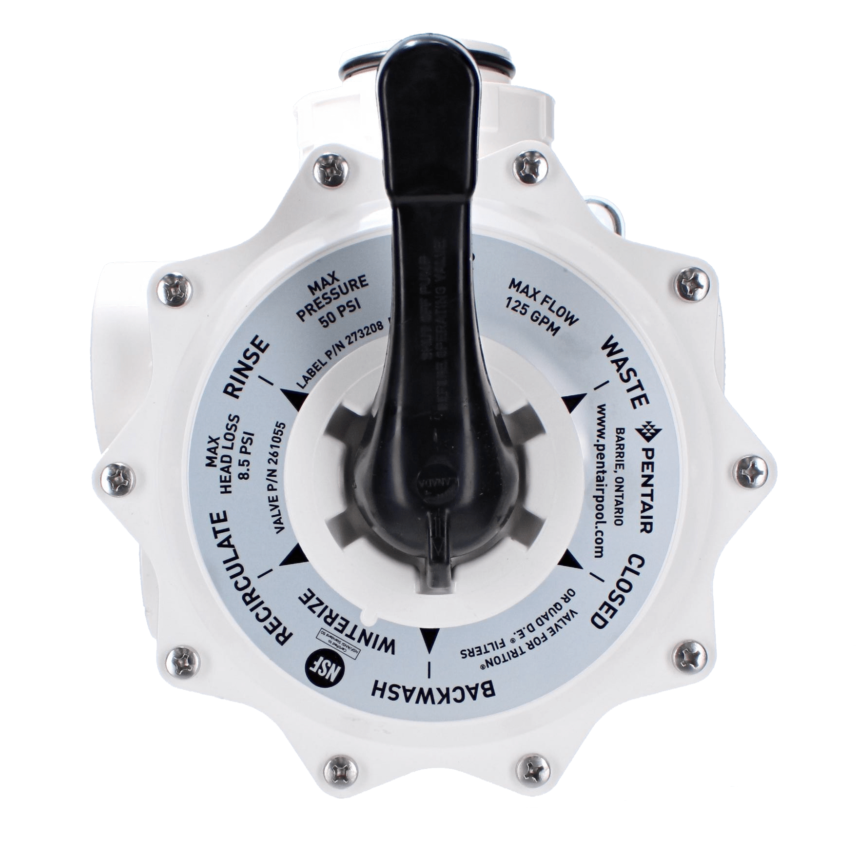 Pentair Sand Multiport Valve, 2" Side Mount | 261055 by Pentair