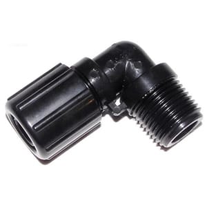 Pentair 1/2" x 90 Deg NPT Tube Fitting w/ Nut | R172272 by Pentair
