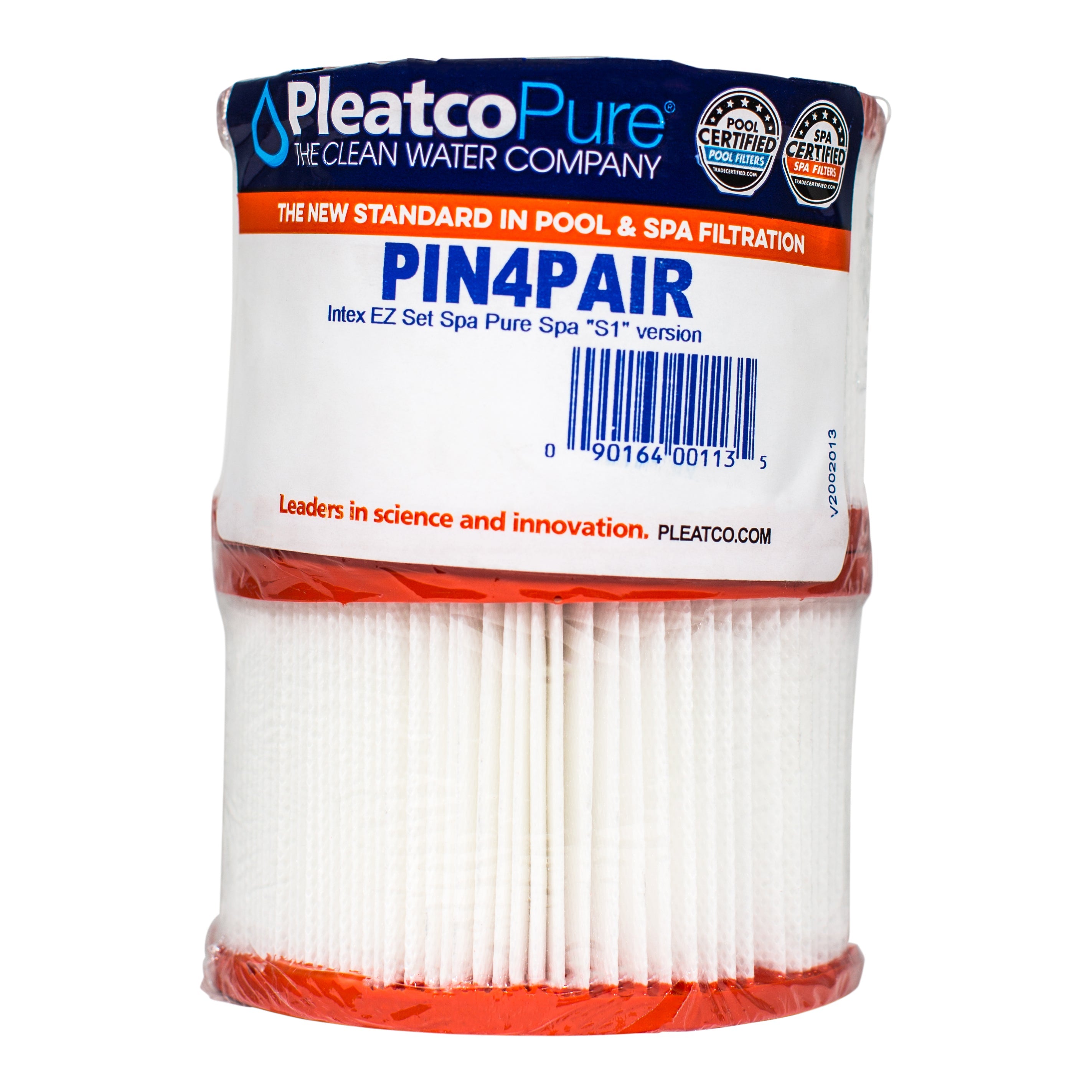 Pleatco PIN4PAIR Pool and Spa Filter Cartridge for Superior Dirt Capture and Filtration