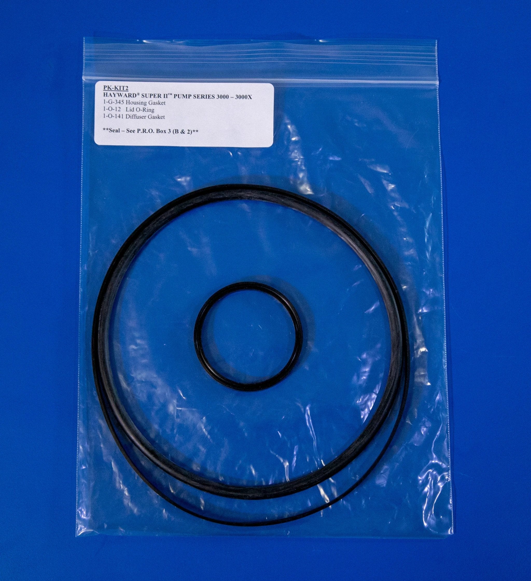 Super Pump® 1600, 2600, 2600X Series O-Ring and Gasket Pump Repair Kit - NO SEAL by Duckies Pool Supply