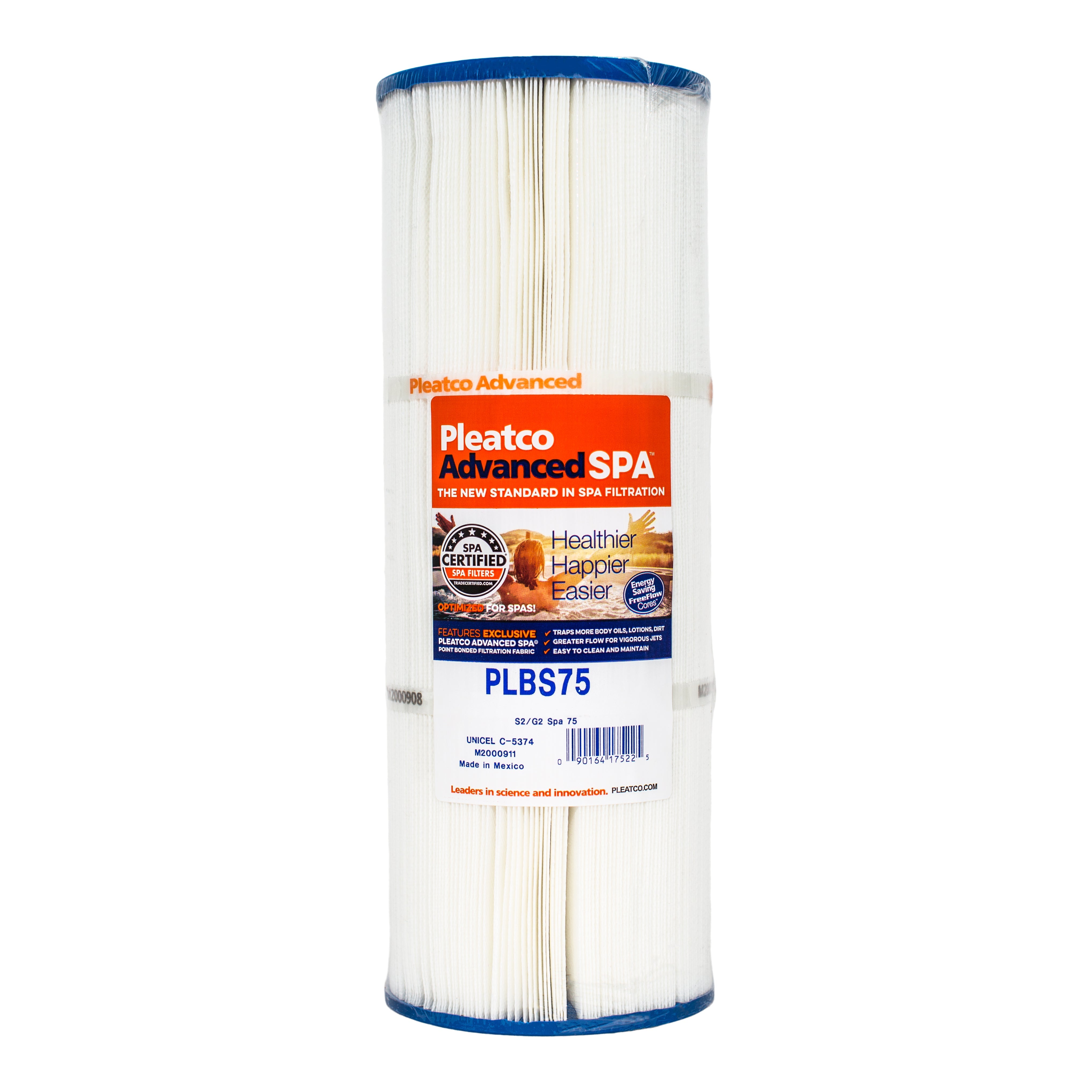 Pleatco PLBS75 Pool and Spa Filter Cartridge for Superior Filtration and Dirt Capture