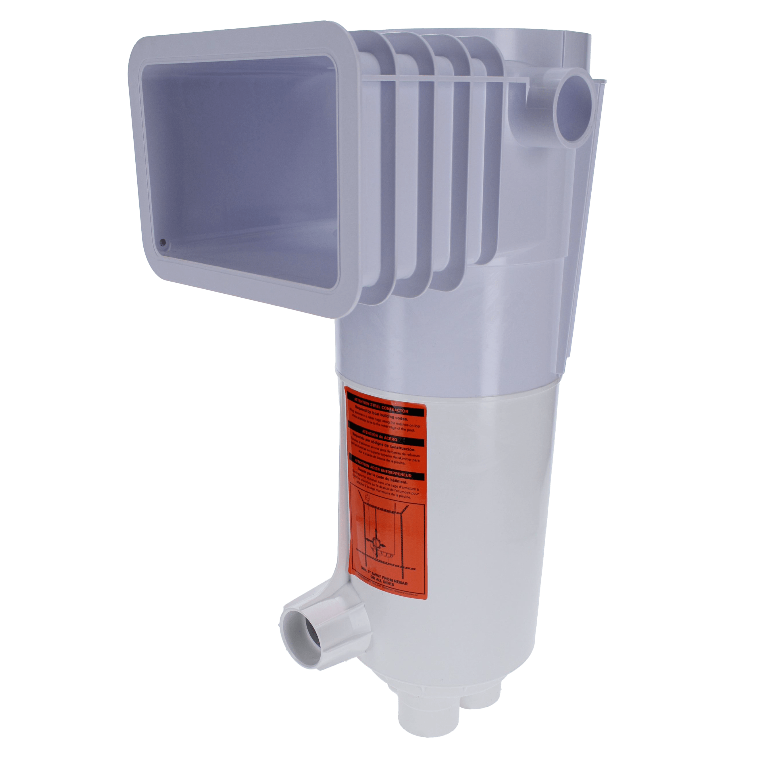 Paramount ParaskimV Venturi Skimmer with Deck Ring, Lid & Return Guard Assembly, White Throat, Beige, Concrete Pools | 004702100107 by Paramount