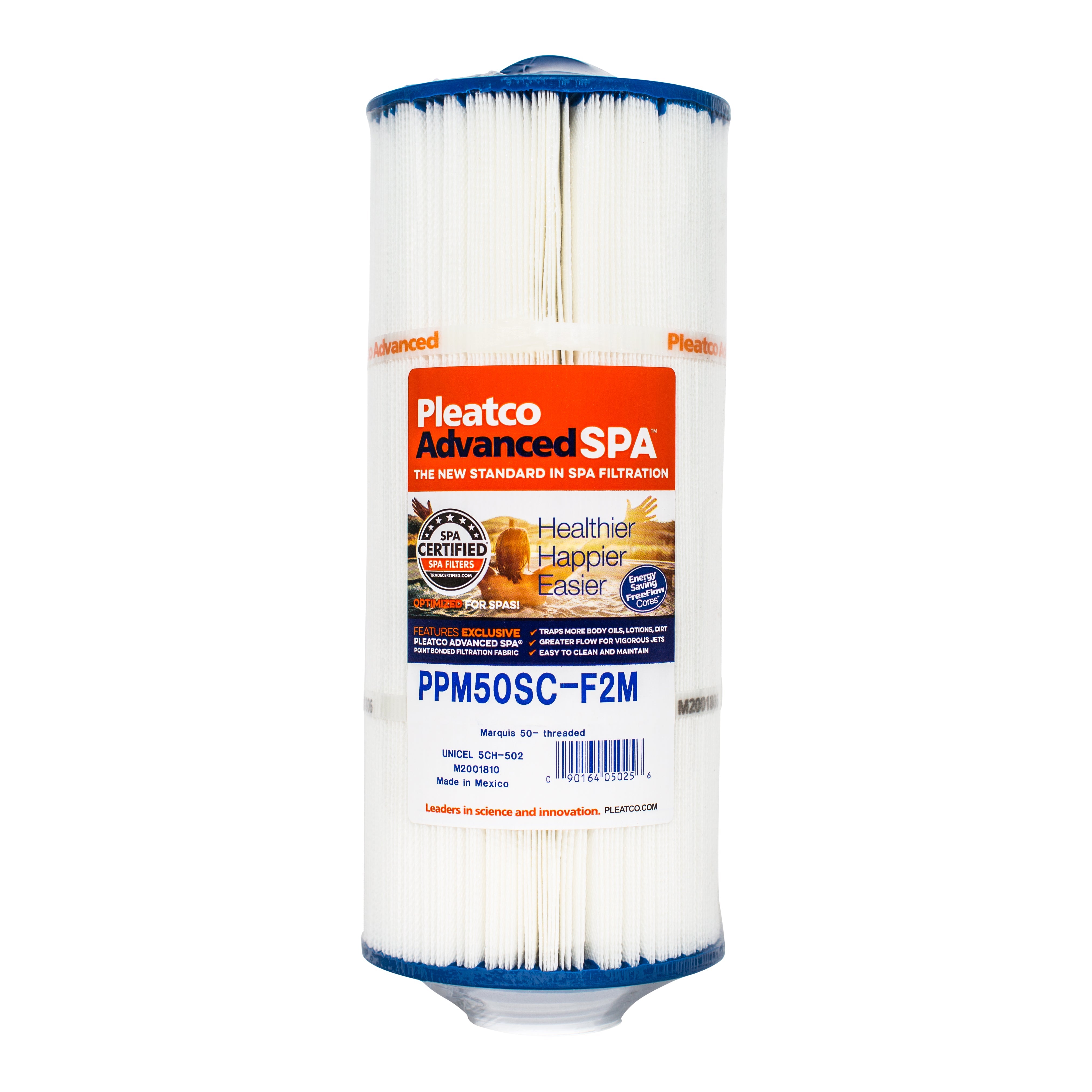 Pleatco PPM50SC-F2M Pool and Spa Filter Cartridge for Superior Dirt Capture