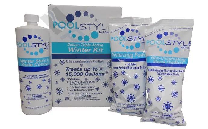 15K gals Deluxe Triple Action Winter Kit by PoolStyle