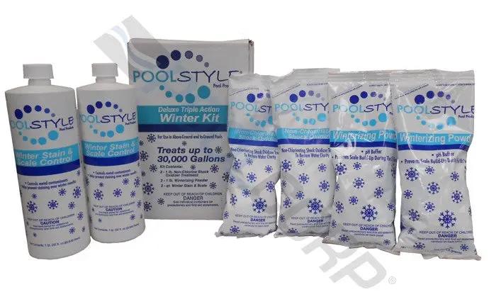 30K gals Deluxe Triple Action Winter Kit by PoolStyle