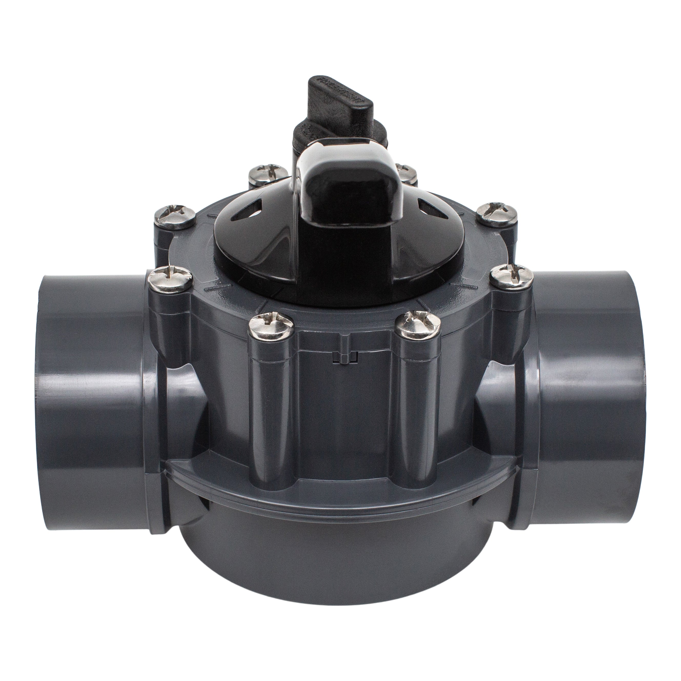 Hayward PSV2S2DGR 2 Way Diverter Valve 2 Inch to 2.5 Inch Durable PVC Pool Plumbing Solution