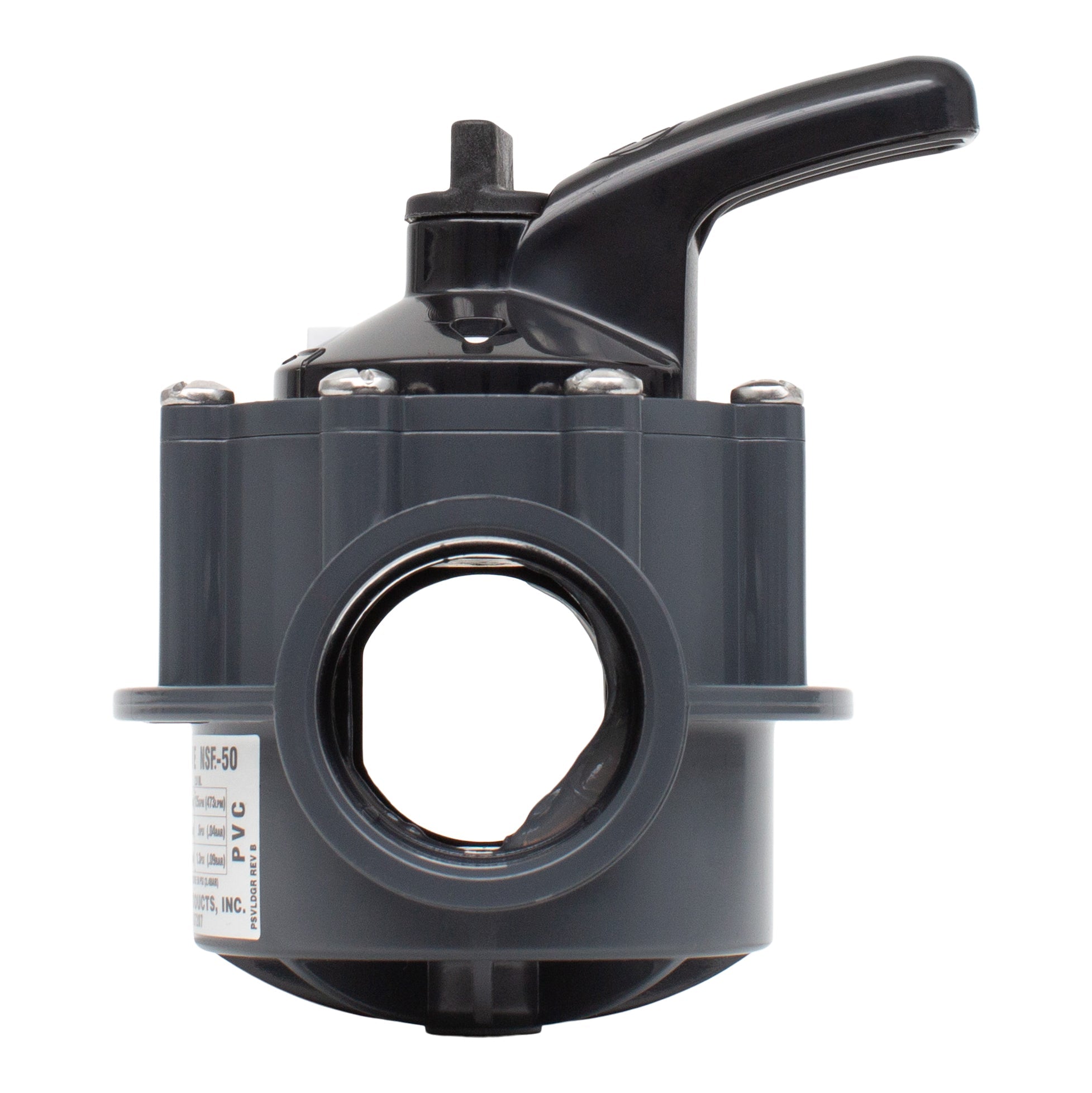 Hayward PSV2SDGR 2 Way Diverter Valve 1 1/2 Inch to 2 Inch Durable PVC Pool Plumbing