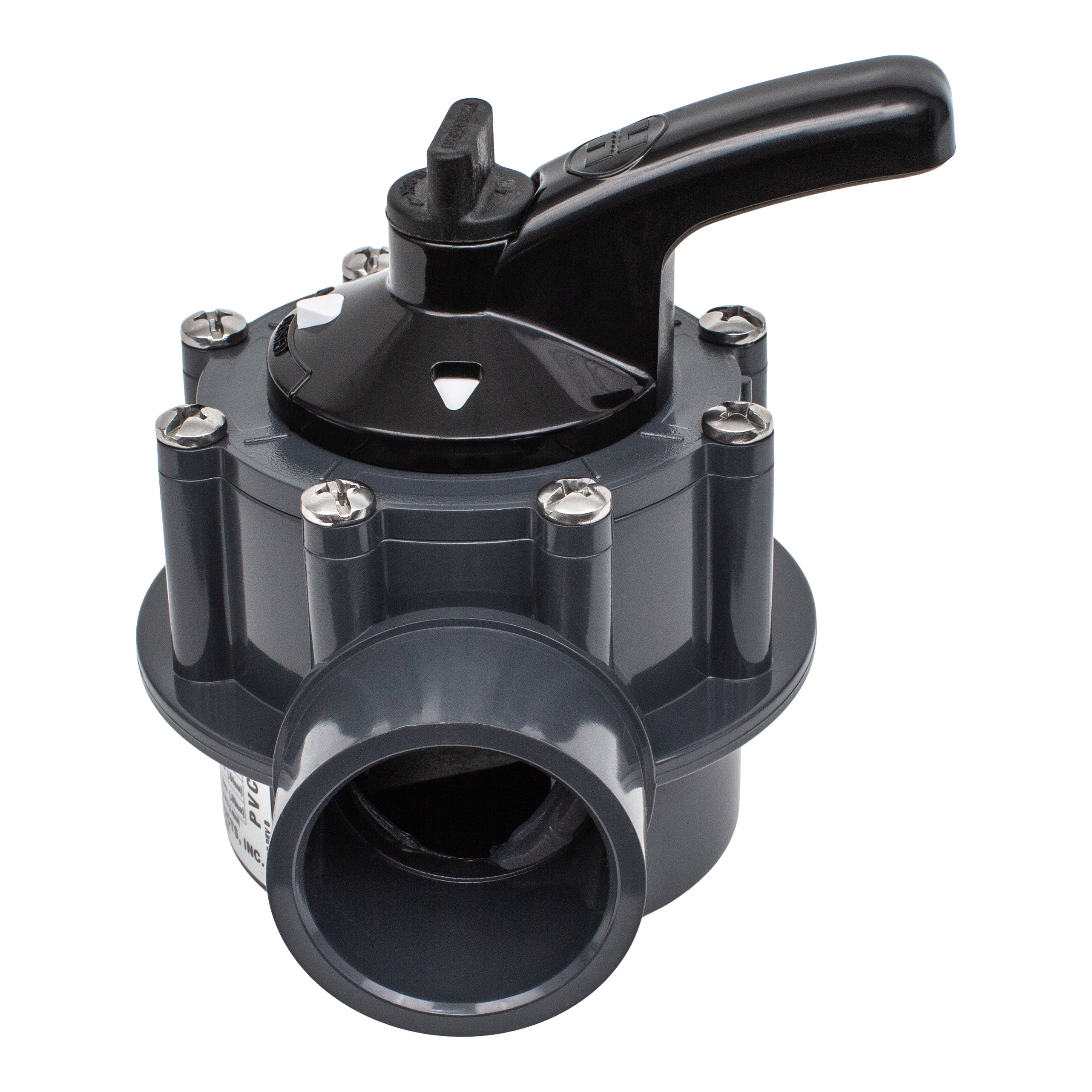 Hayward PSV2SDGR 2 Way Diverter Valve 1 1/2 Inch to 2 Inch Durable PVC Pool Plumbing