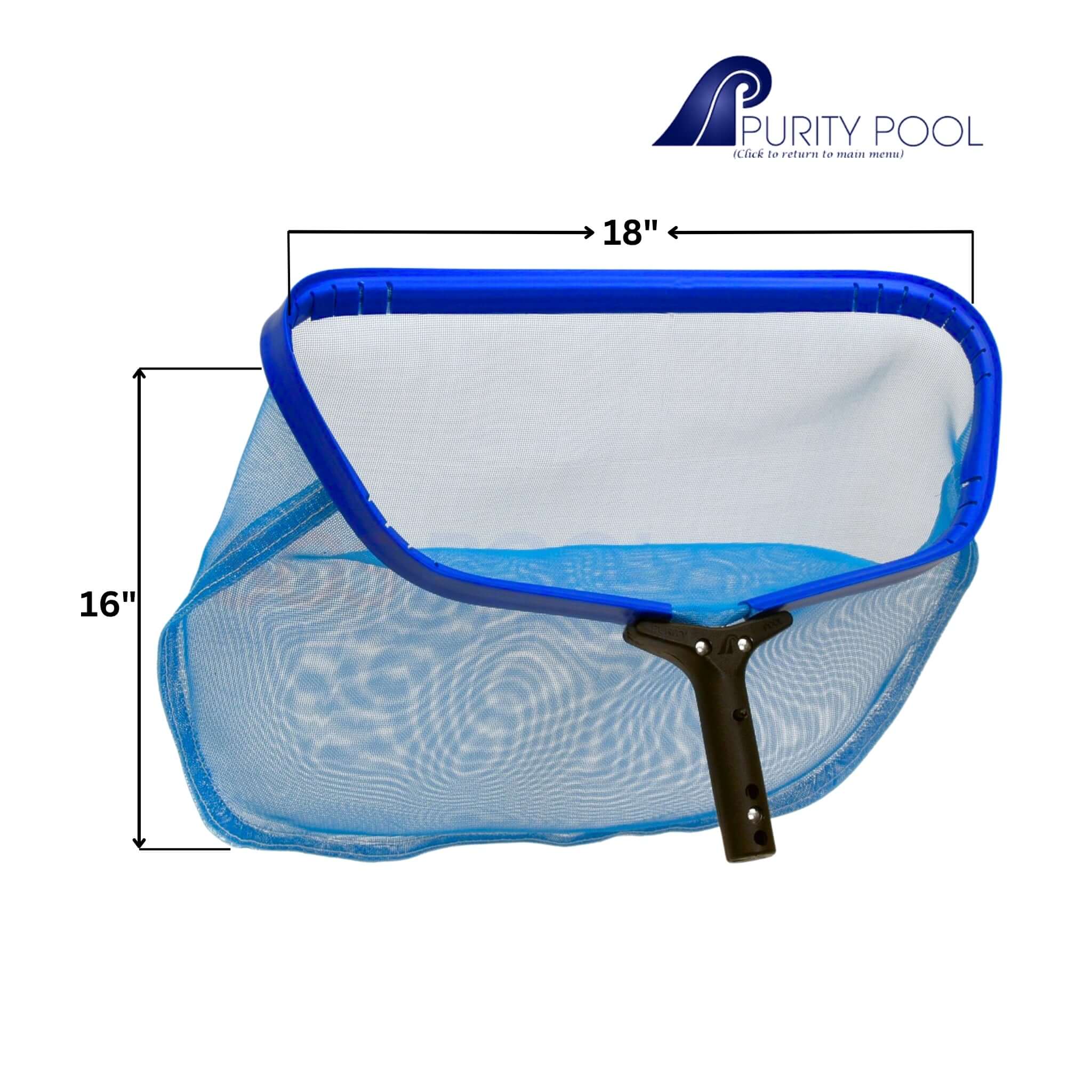 Purity Pool Ultra Lite Standard Leaf Rake | 18" x 16" | ULSTD