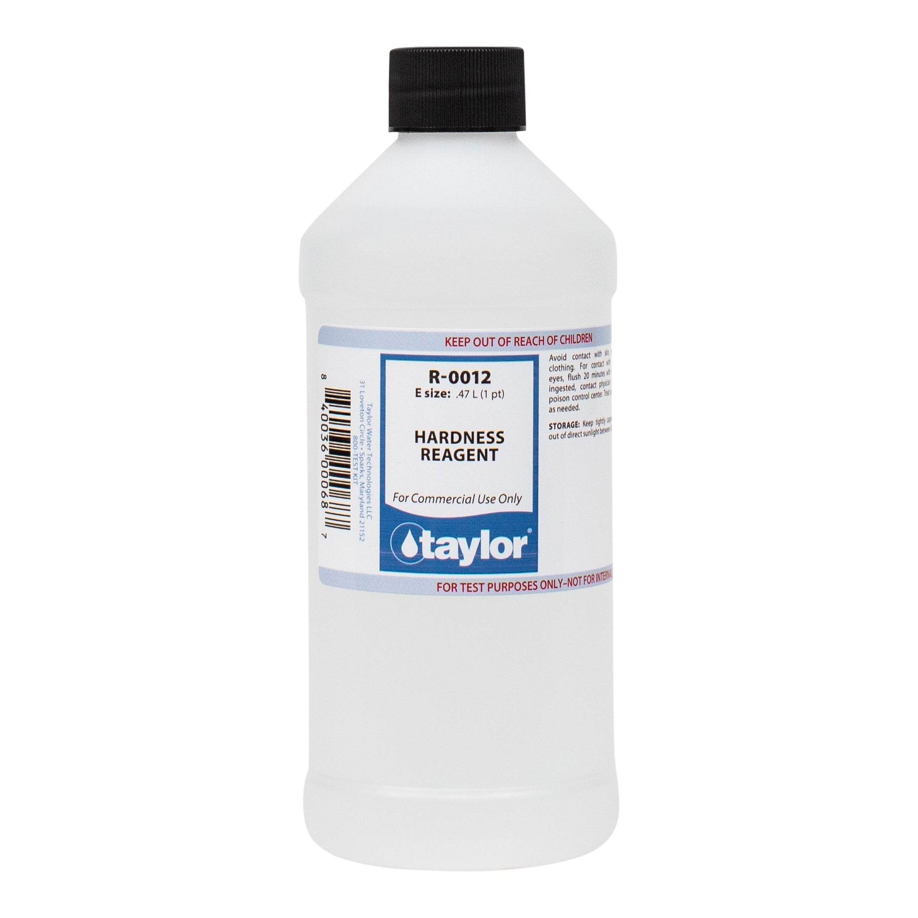 Taylor R0012 Hardness Reagent for Accurate Pool Water Testing and Maintenance