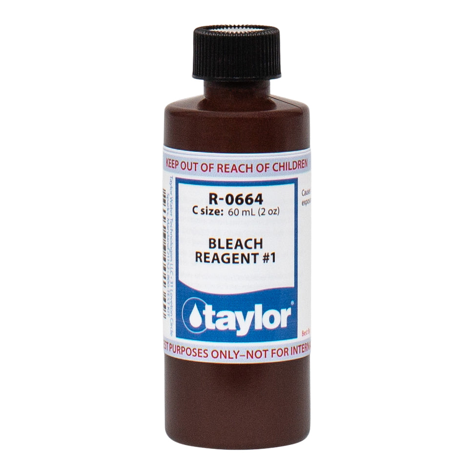 Taylor R0664 Bleach Reagent One for Accurate Pool Water Testing