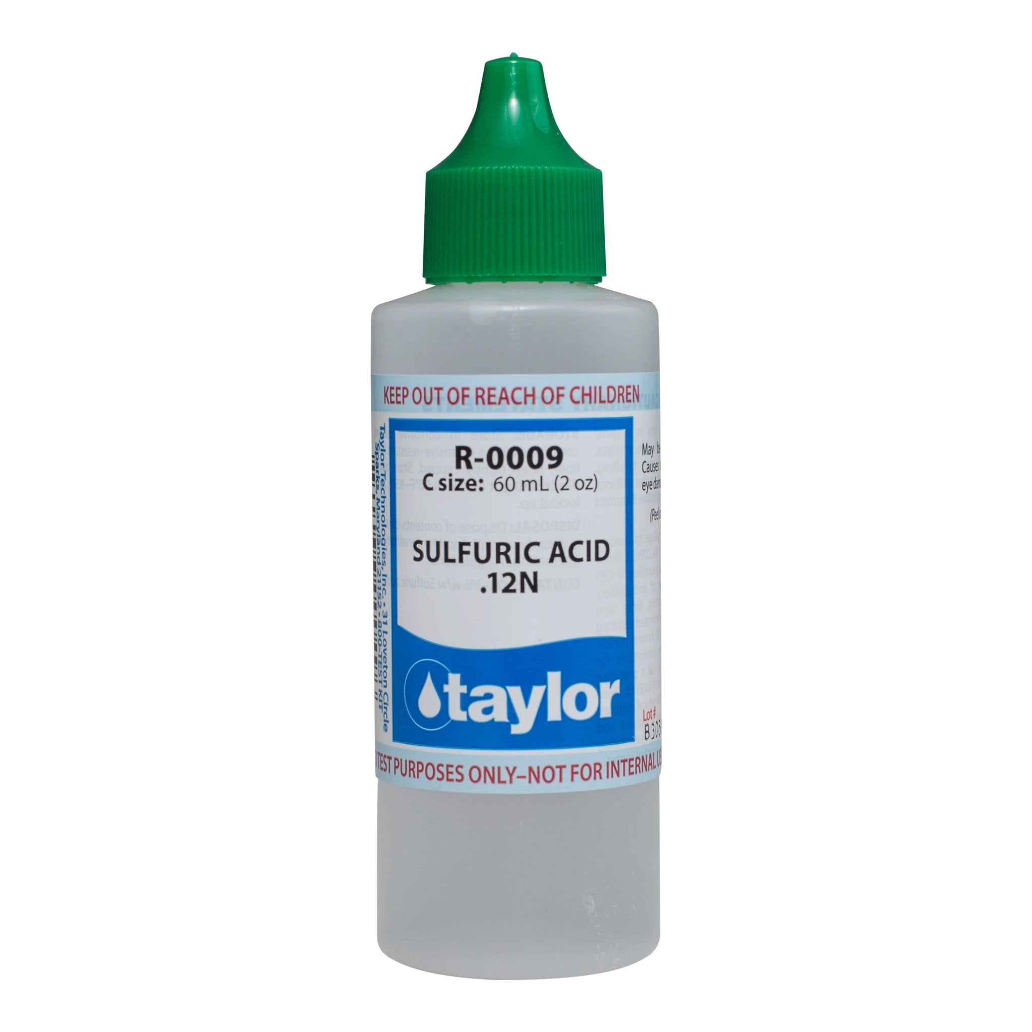 Taylor R-0009 Sulphuric Acid .12N by Taylor