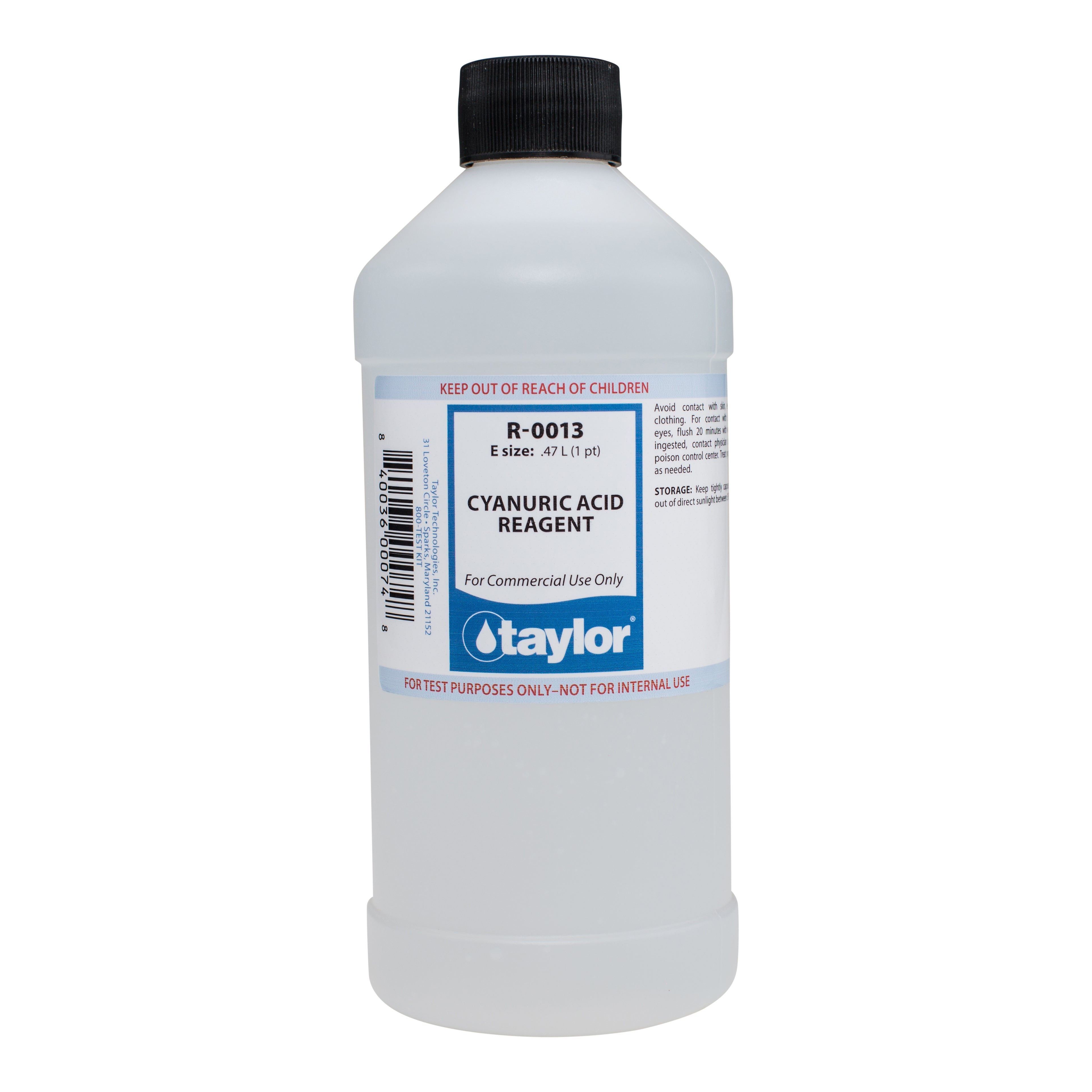 Taylor R0013 Cyanuric Acid Reagent for Accurate Pool Water Testing