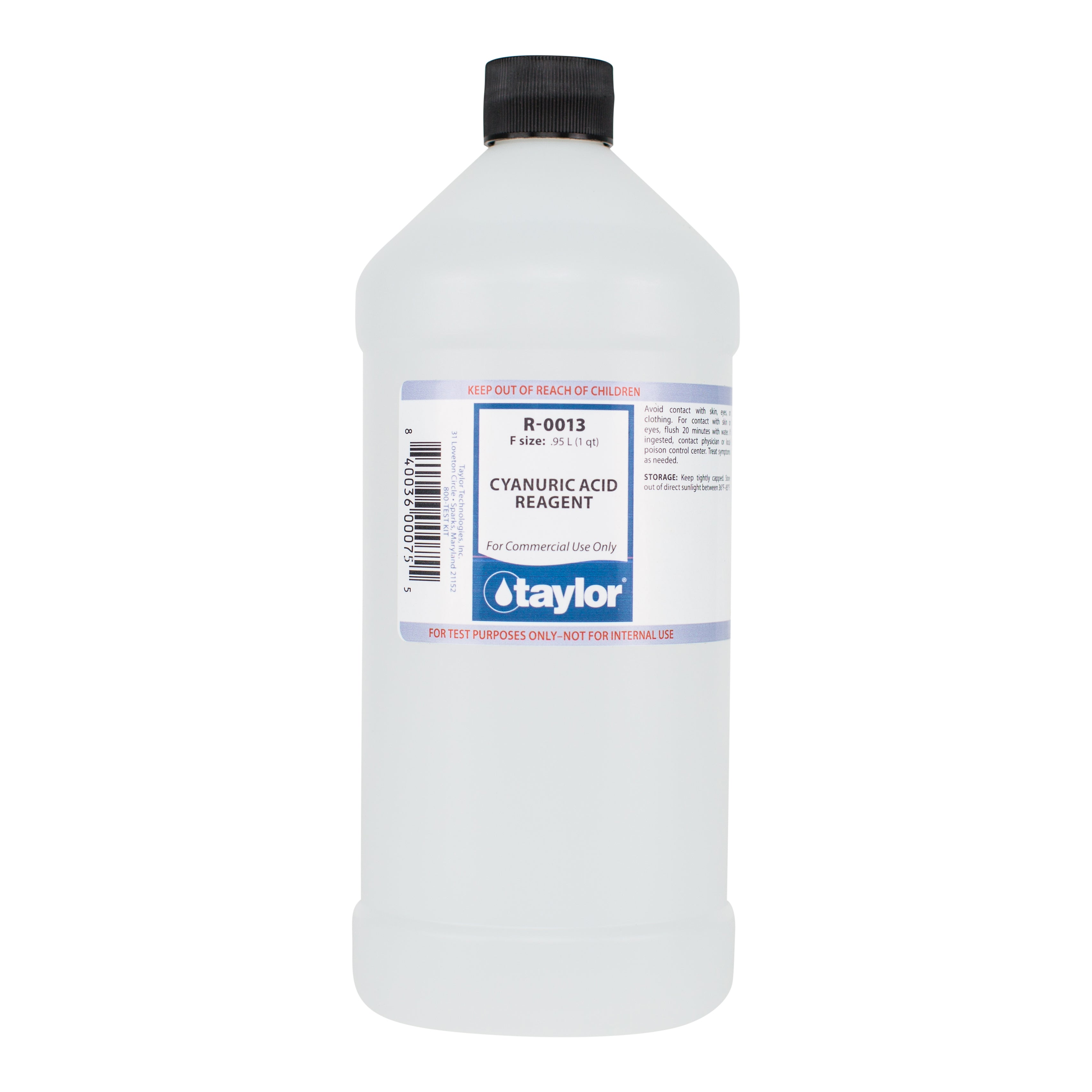 Taylor R0013 Cyanuric Acid Reagent for Accurate Pool Water Testing