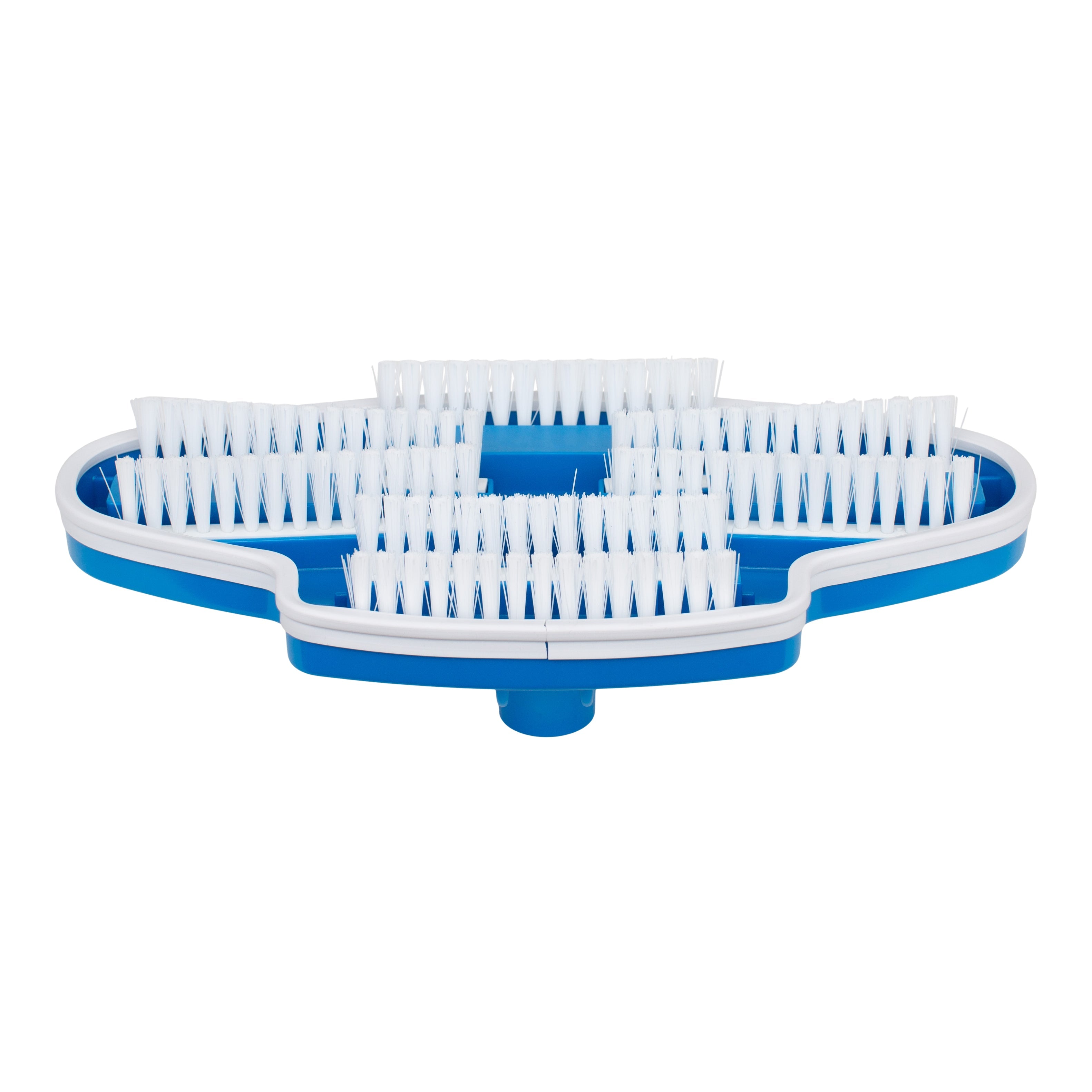 Rainbow Vacuum Head for Vinyl Lined Pools with Enclosed Weighted Design and Scrubbing Brushes