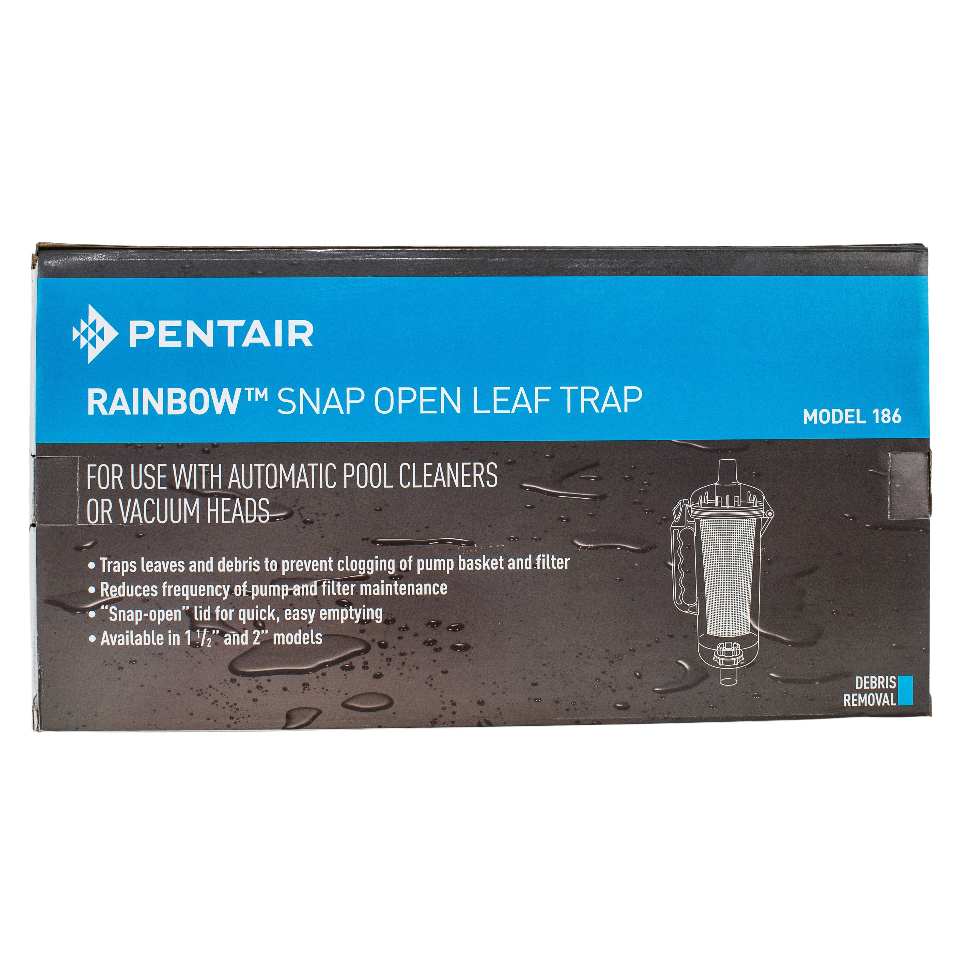 Pentair R211084 Leaf Trap 186A Suction-Side Pool Cleaner Accessory