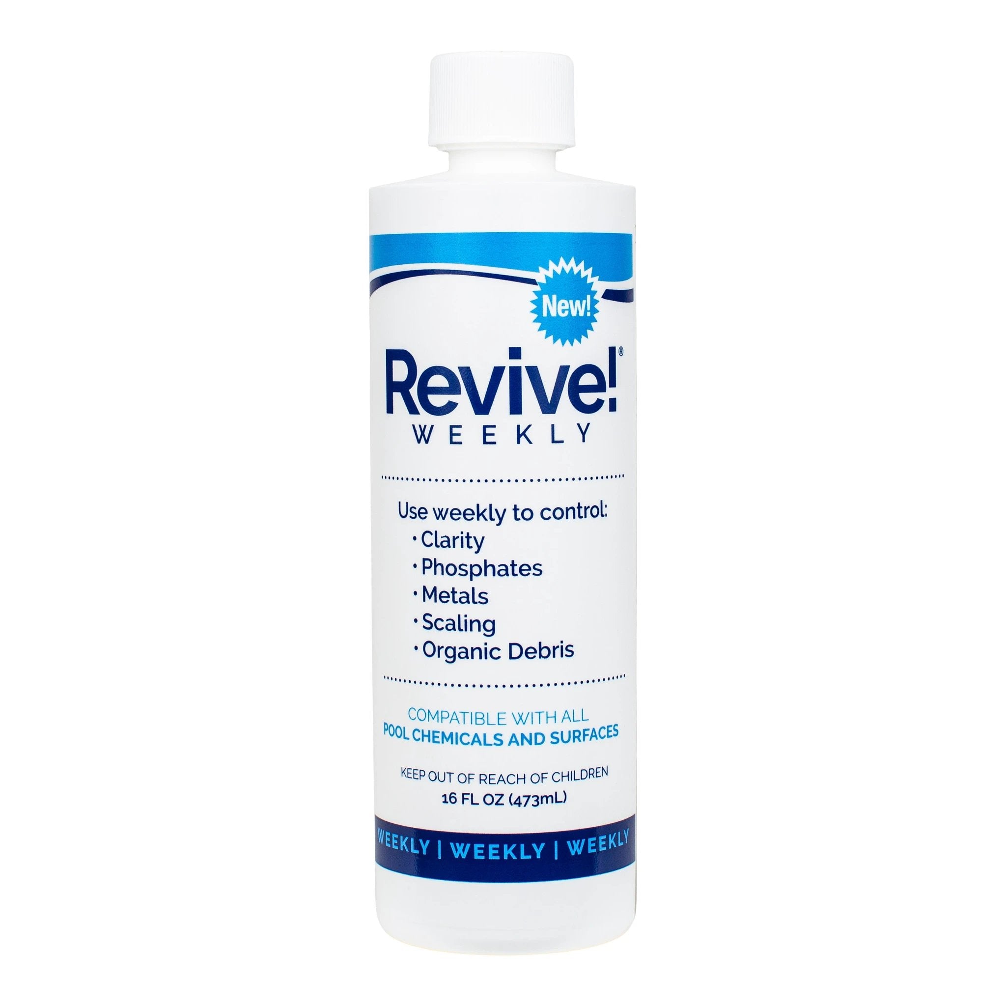 APi Revive Weekly Pool Treatment for Clarity Phosphates Metals and Scale by APi