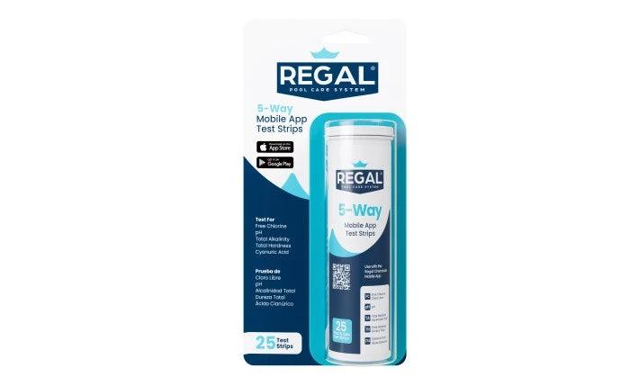 5-Way Test Strips FC/pH/TA/TH/CYA 12 per pack 25 count by Duckies Pool Supply