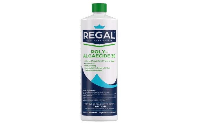 Regal 1 qt Bottle Poly-Algaecide 30 12 per Case by Regal Pool Products