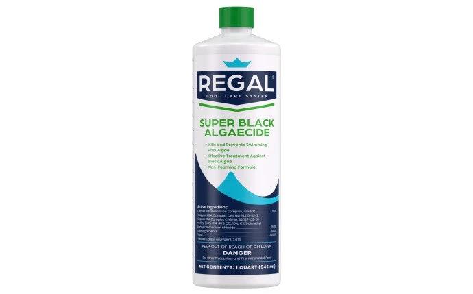 Regal 1 qt Super Black Algaecide Bottle by Regal Pool Products
