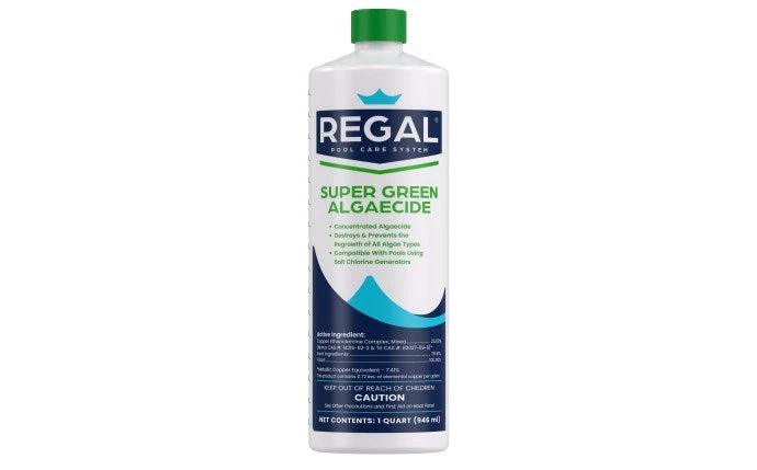 Regal 1 qt Super Green Algaecide Bottle by Regal Pool Products